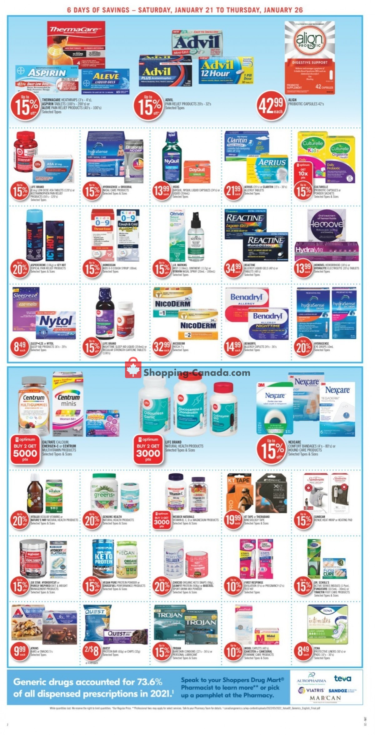 Shoppers Drug Mart flyer from Saturday January 21, 2023 to Thursday January 26, 2023 - page 3