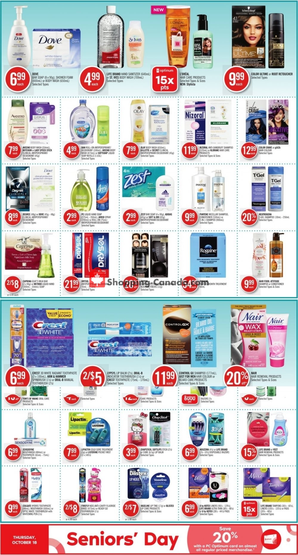 Shoppers Drug Mart flyer from Saturday October 13, 2018 to Friday October 19, 2018 - page 12