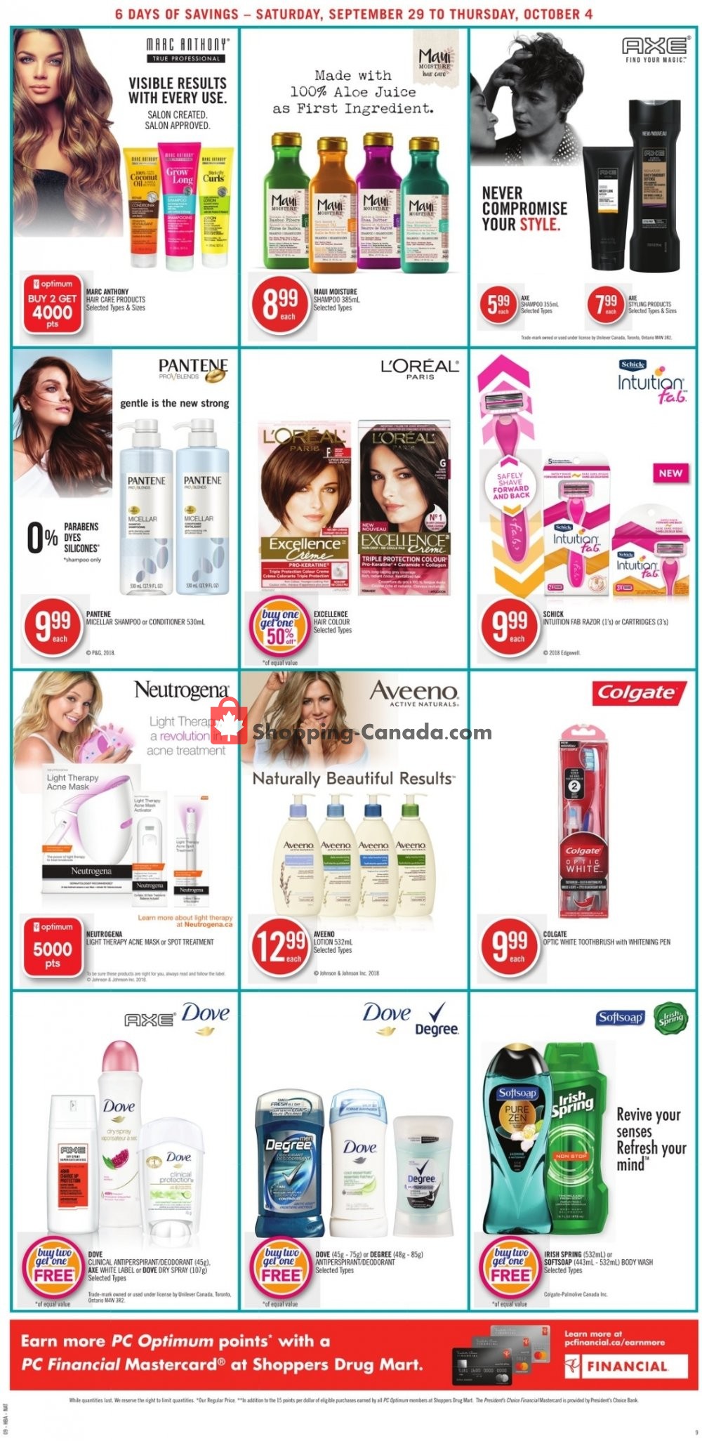 Shoppers Drug Mart flyer from Saturday September 29, 2018 to Thursday October 4, 2018 - page 11