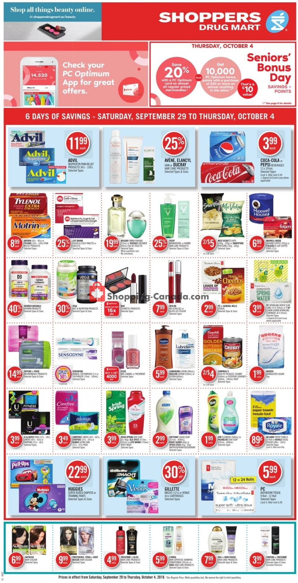 Shoppers Drug Mart flyer from Saturday September 29, 2018 to Thursday October 4, 2018 - page 3