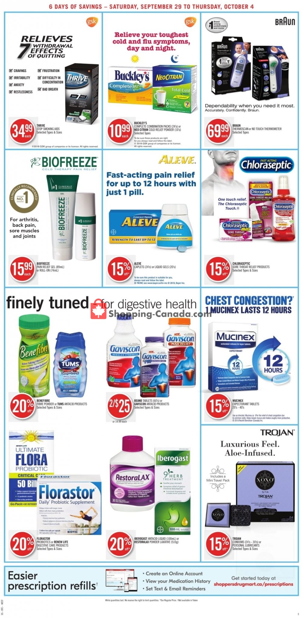 Shoppers Drug Mart flyer from Saturday September 29, 2018 to Thursday October 4, 2018 - page 7