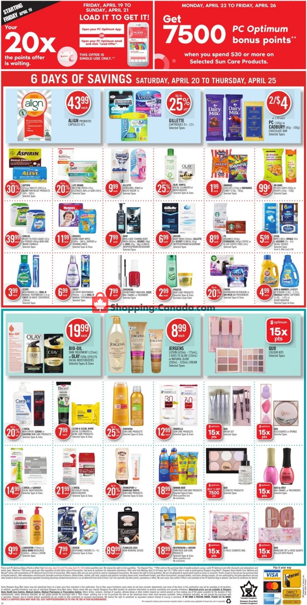 Shoppers Drug Mart flyer from Saturday April 20, 2019 to Thursday April 25, 2019 - page 12