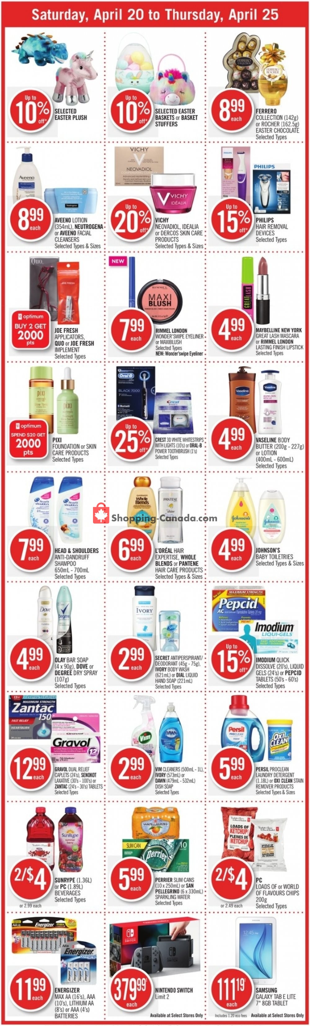 Shoppers Drug Mart flyer from Saturday April 20, 2019 to Thursday April 25, 2019 - page 2