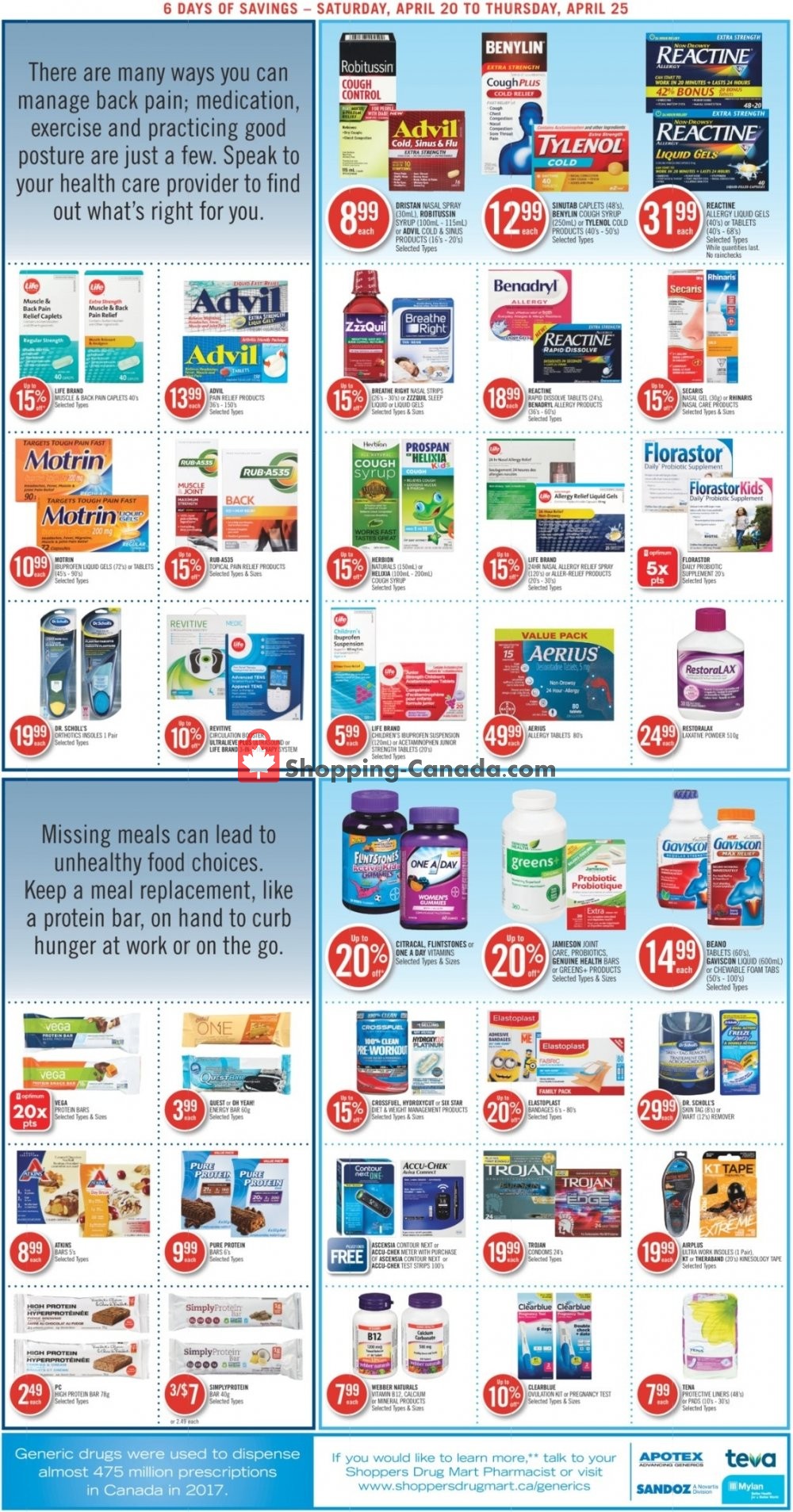 Shoppers Drug Mart flyer from Saturday April 20, 2019 to Thursday April 25, 2019 - page 4