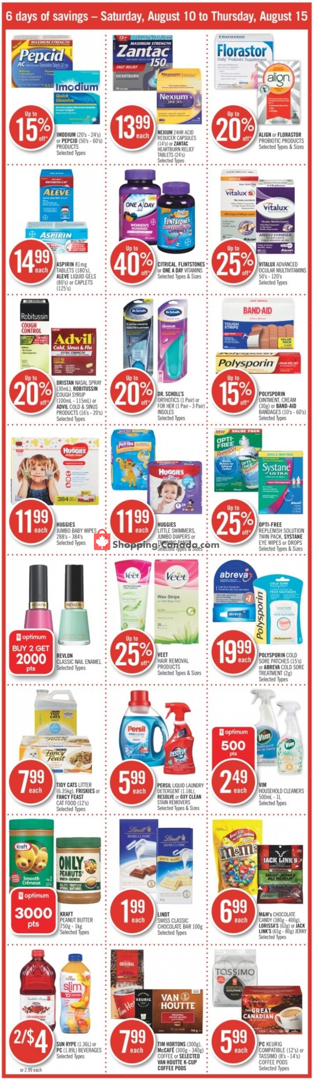 Shoppers Drug Mart flyer from Saturday August 10, 2019 to Thursday August 15, 2019 - page 4