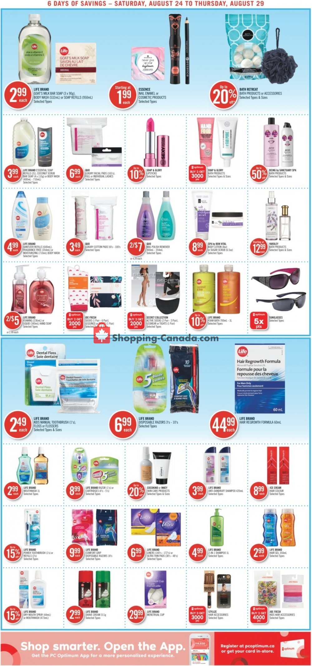 Shoppers Drug Mart flyer from Saturday August 24, 2019 to Thursday August 29, 2019 - page 13
