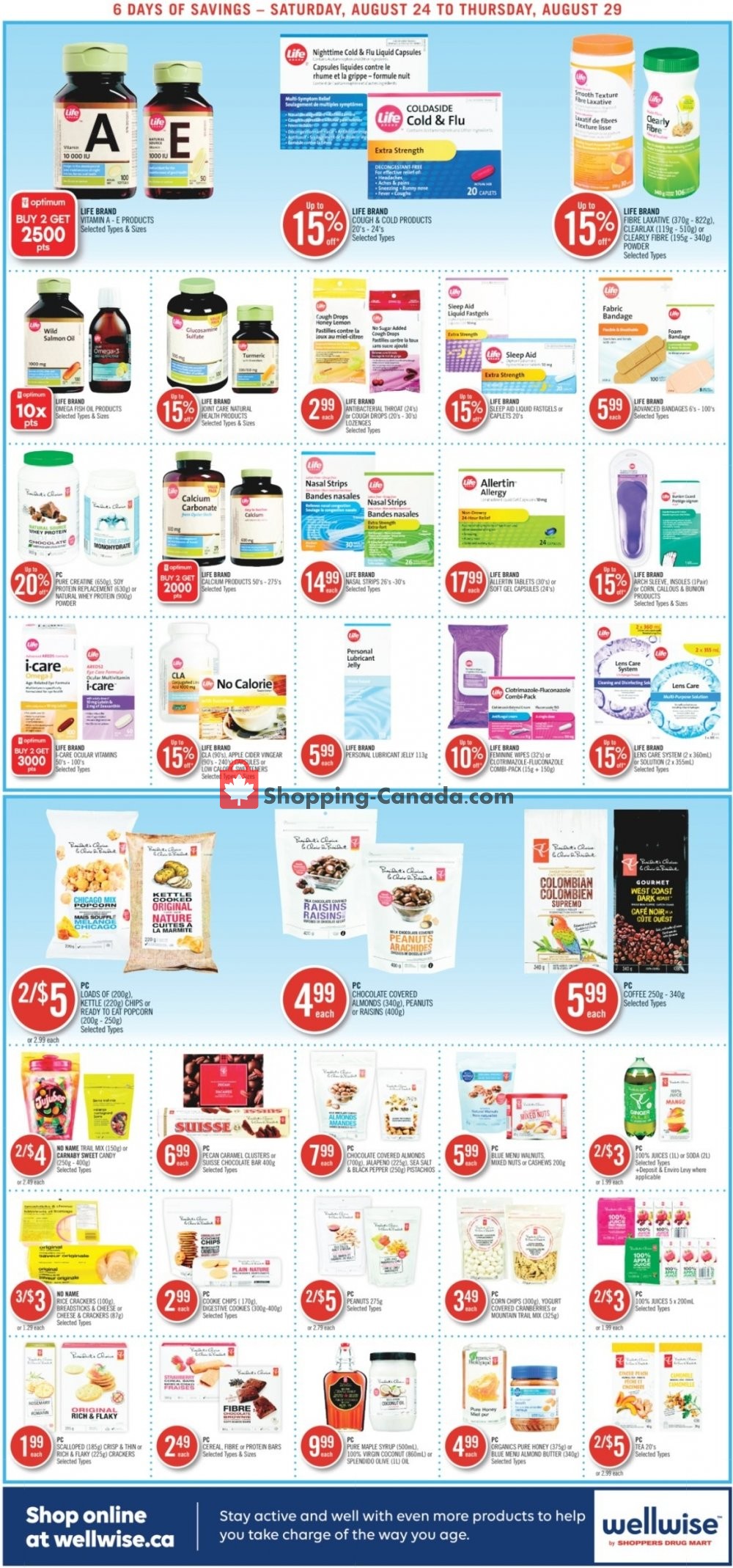 Shoppers Drug Mart flyer from Saturday August 24, 2019 to Thursday August 29, 2019 - page 14