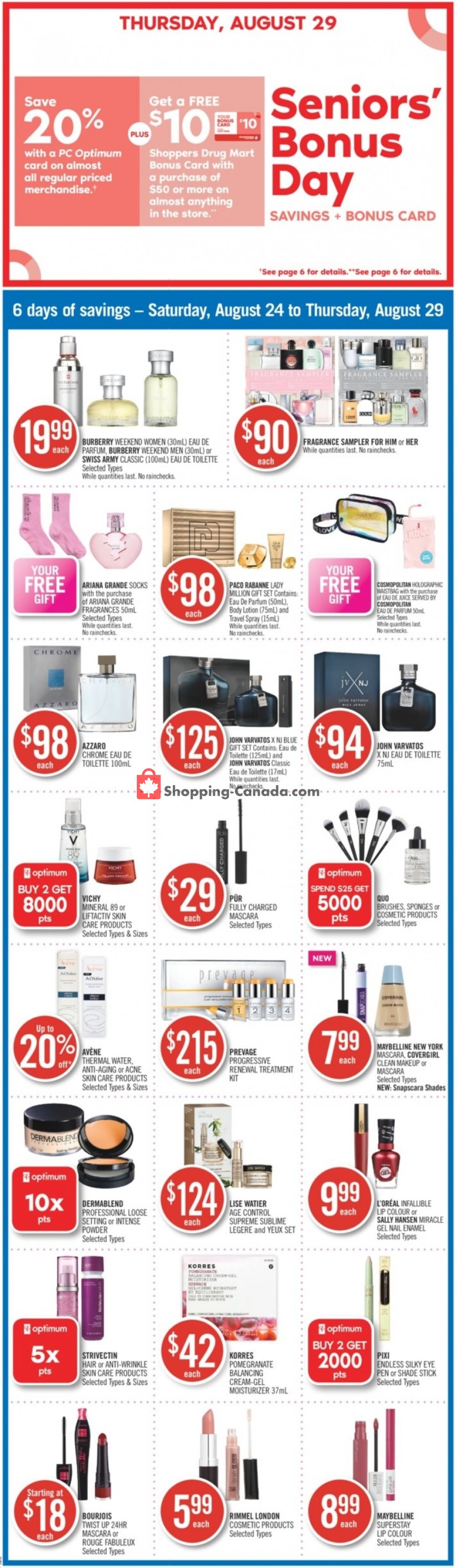 Shoppers Drug Mart flyer from Saturday August 24, 2019 to Thursday August 29, 2019 - page 3