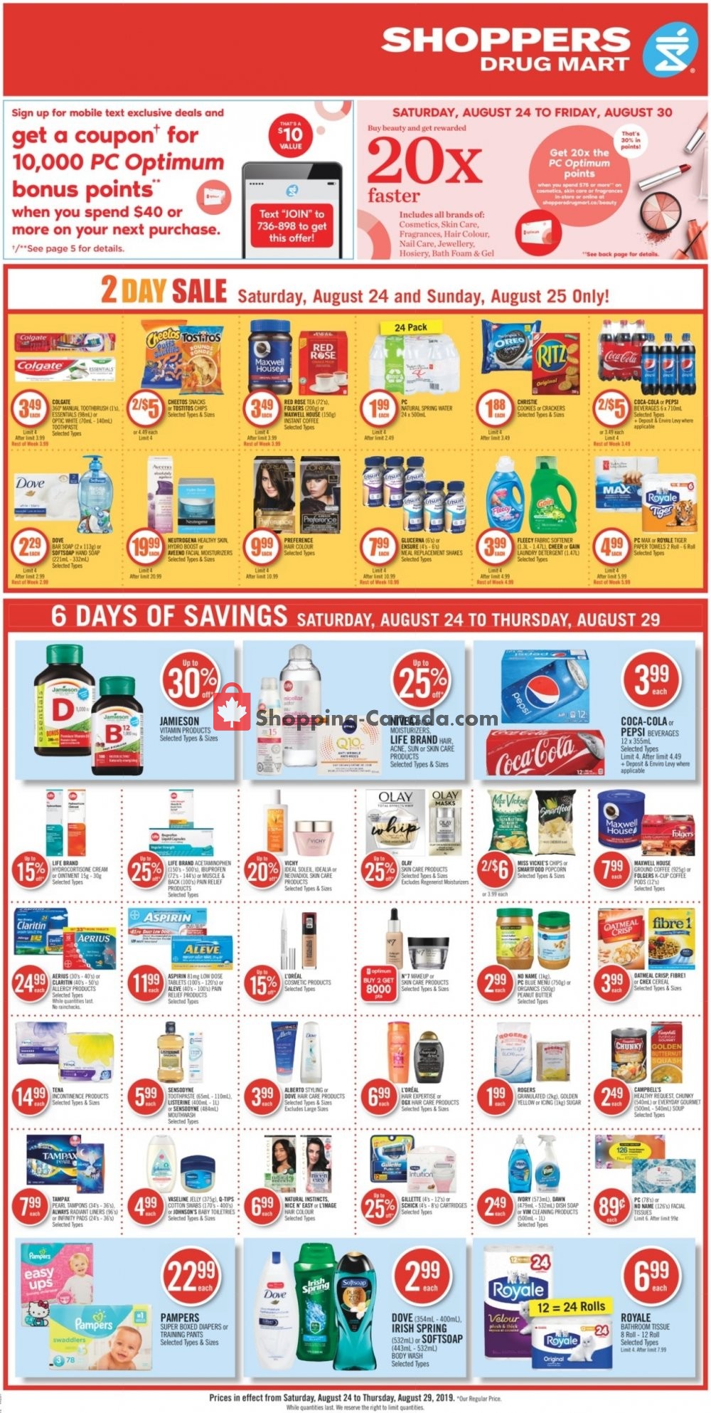 Shoppers Drug Mart flyer from Saturday August 24, 2019 to Thursday August 29, 2019 - page 5