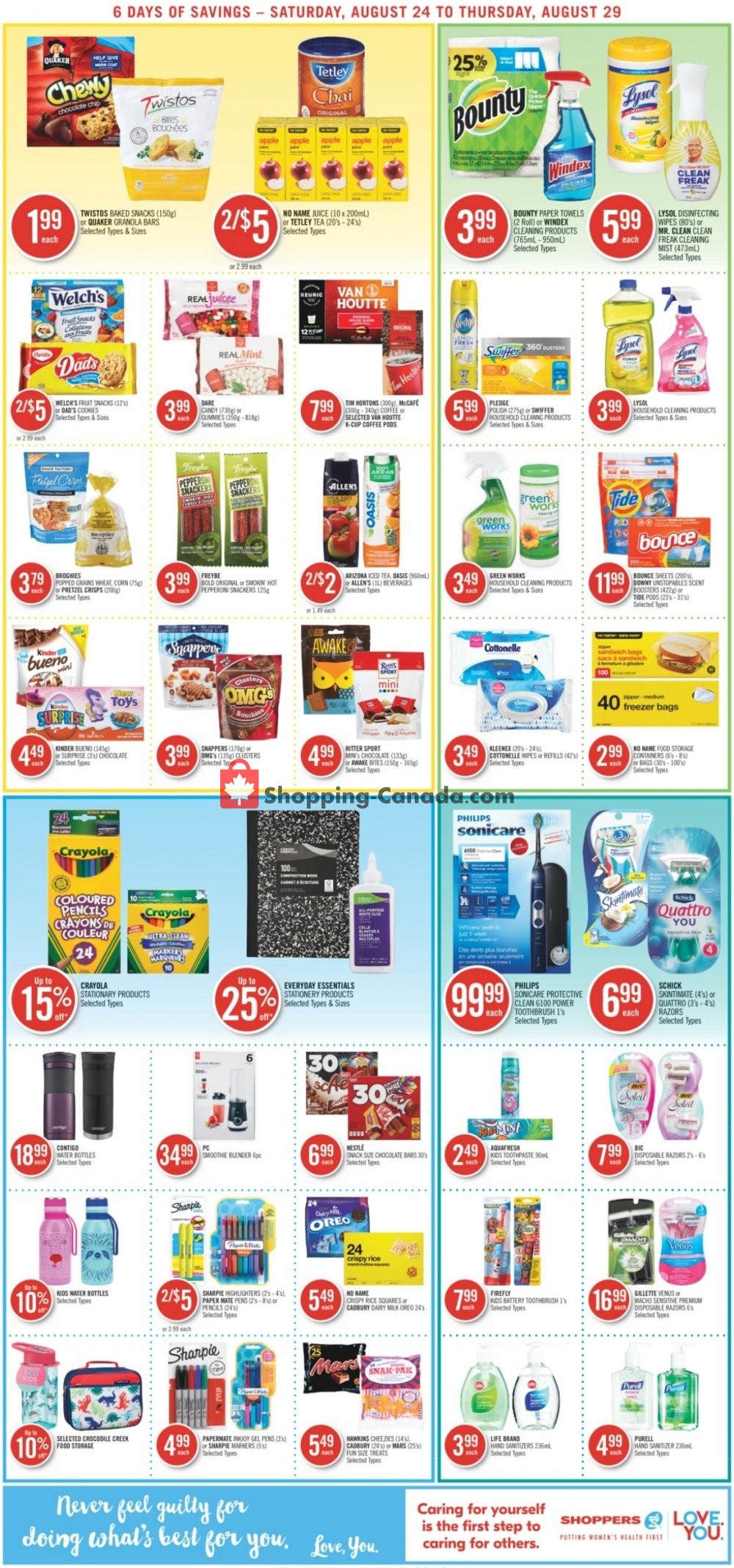 Shoppers Drug Mart flyer from Saturday August 24, 2019 to Thursday August 29, 2019 - page 7