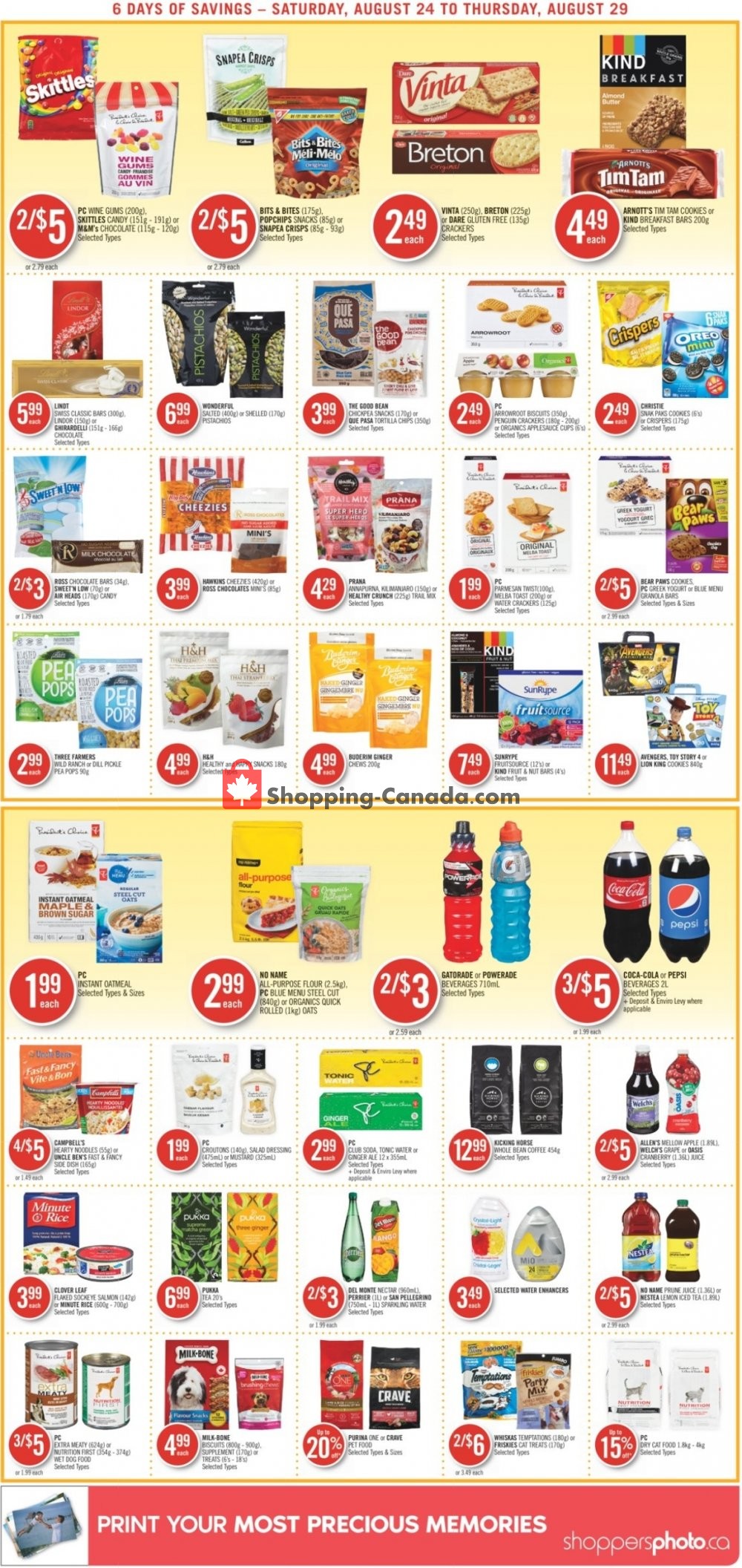 Shoppers Drug Mart flyer from Saturday August 24, 2019 to Thursday August 29, 2019 - page 8