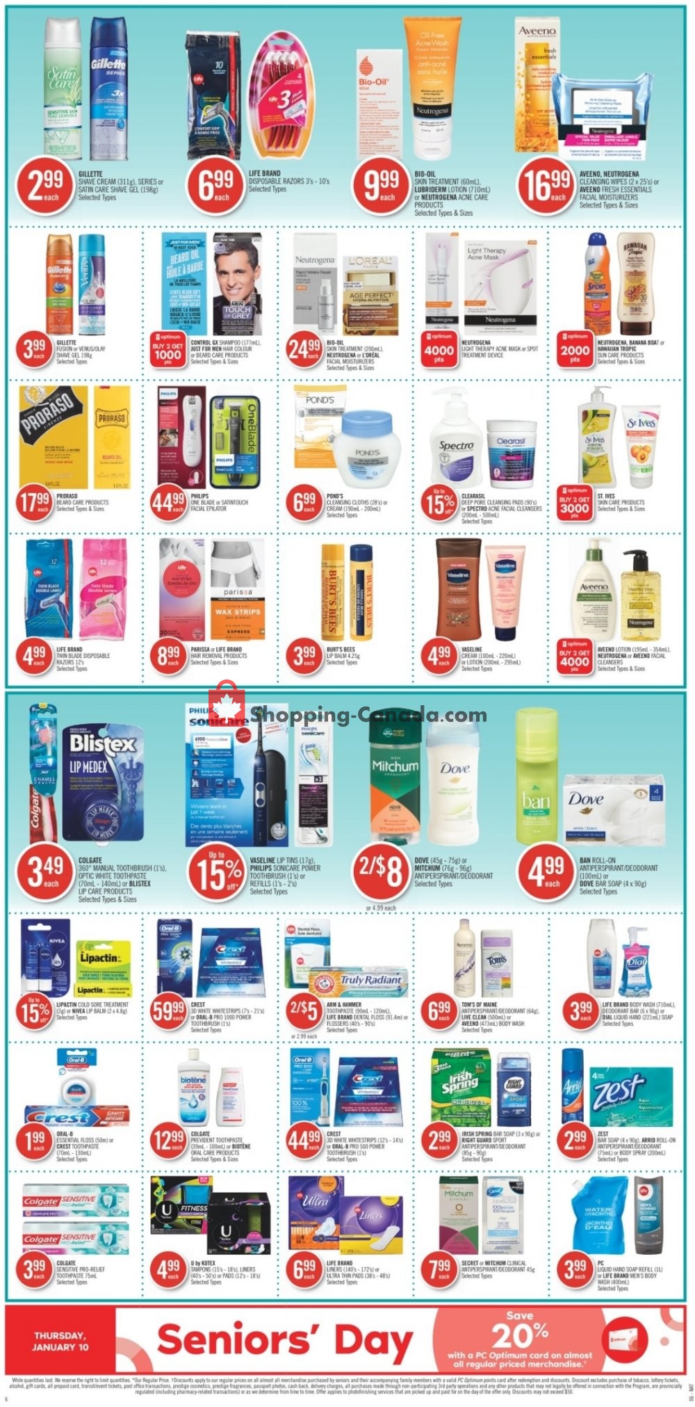 Shoppers Drug Mart flyer from Saturday January 5, 2019 to Friday January 11, 2019 - page 10
