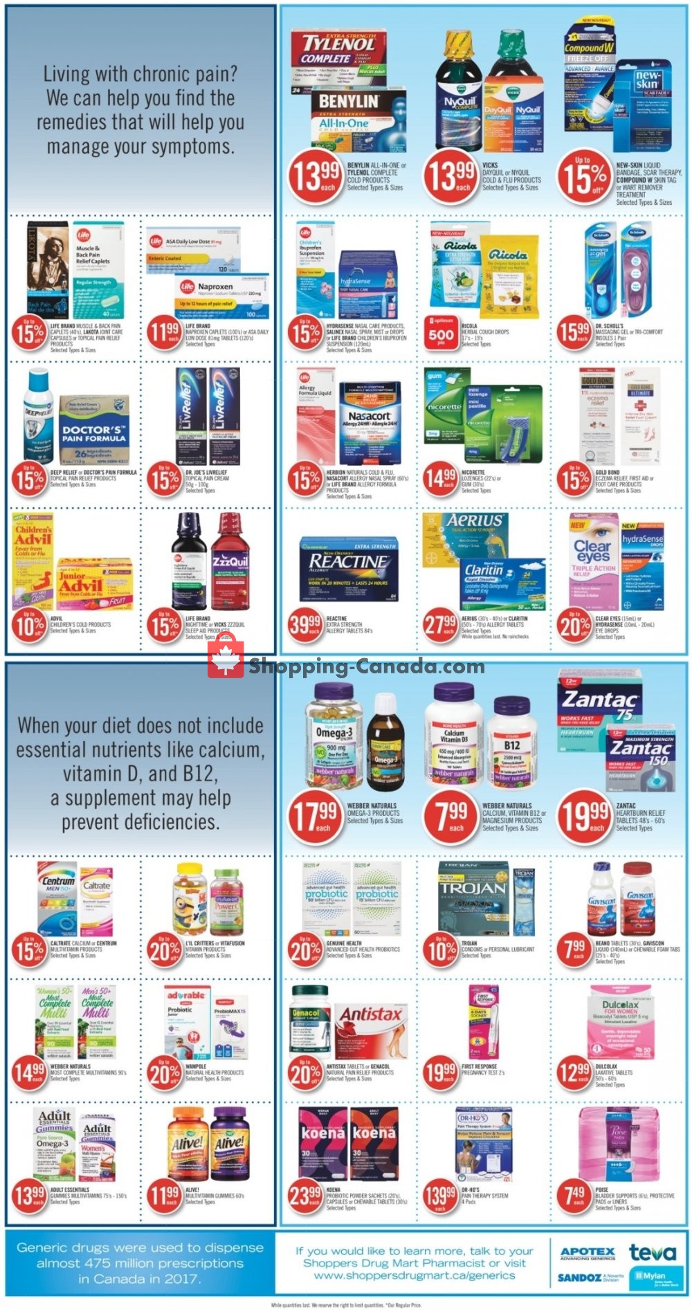 Shoppers Drug Mart flyer from Saturday January 5, 2019 to Friday January 11, 2019 - page 4