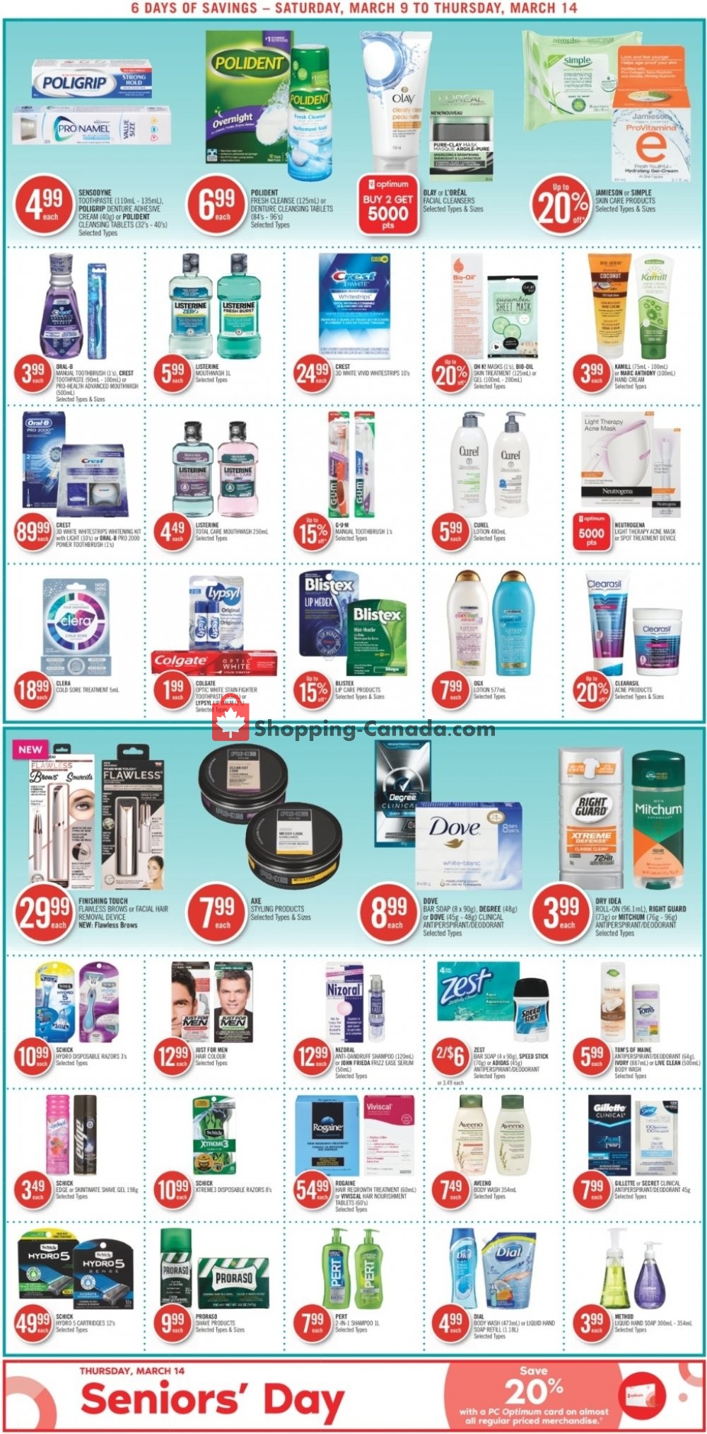 Shoppers Drug Mart flyer from Saturday March 9, 2019 to Thursday March 14, 2019 - page 15
