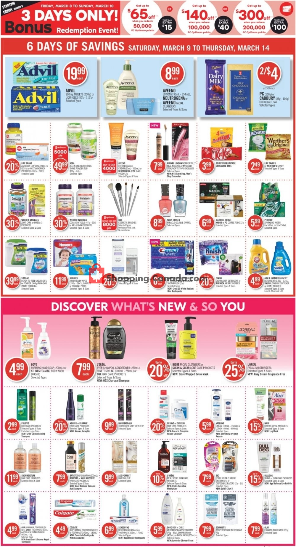 Shoppers Drug Mart flyer from Saturday March 9, 2019 to Thursday March 14, 2019 - page 18