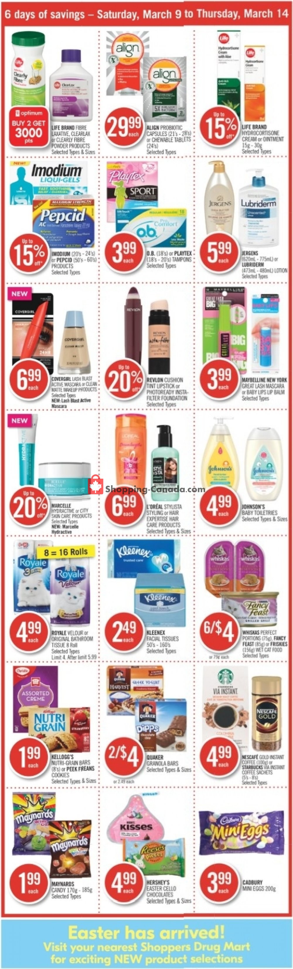 Shoppers Drug Mart flyer from Saturday March 9, 2019 to Thursday March 14, 2019 - page 4