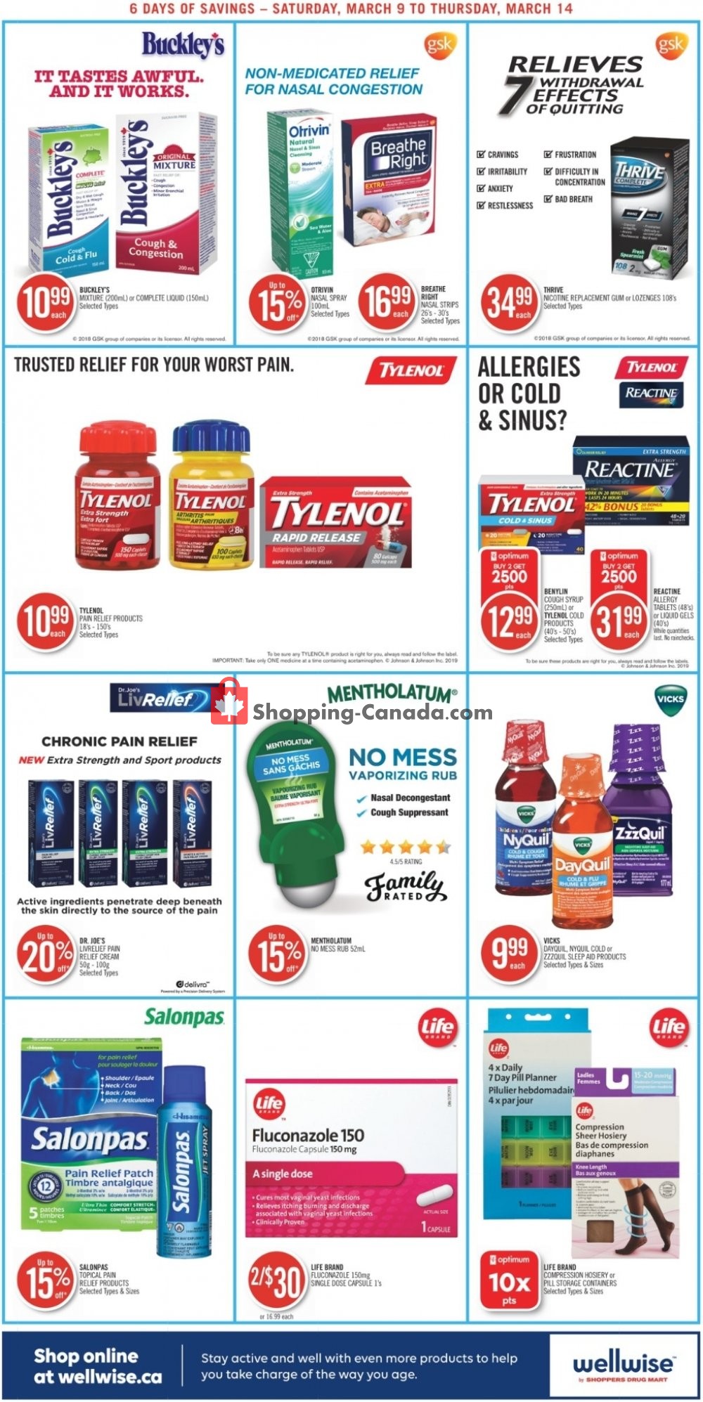 Shoppers Drug Mart flyer from Saturday March 9, 2019 to Thursday March 14, 2019 - page 9