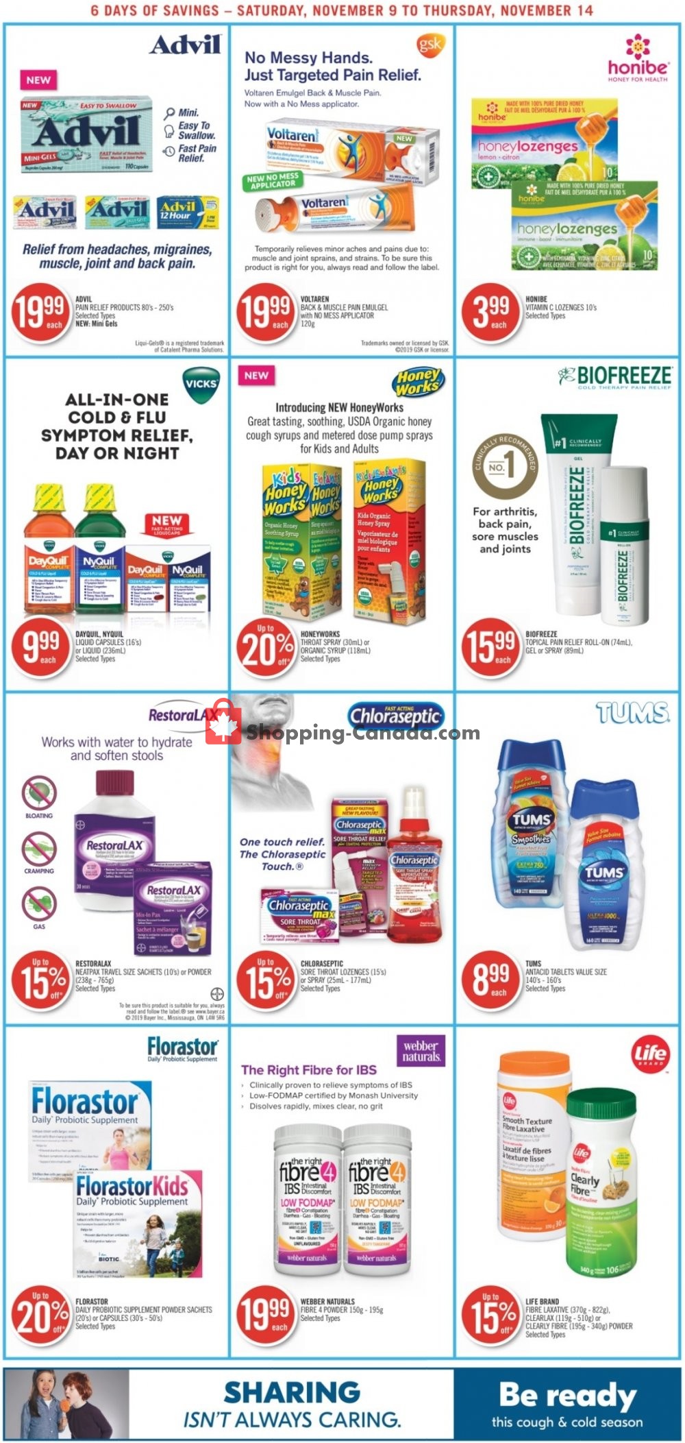 Shoppers Drug Mart flyer from Saturday November 9, 2019 to Thursday November 14, 2019 - page 10