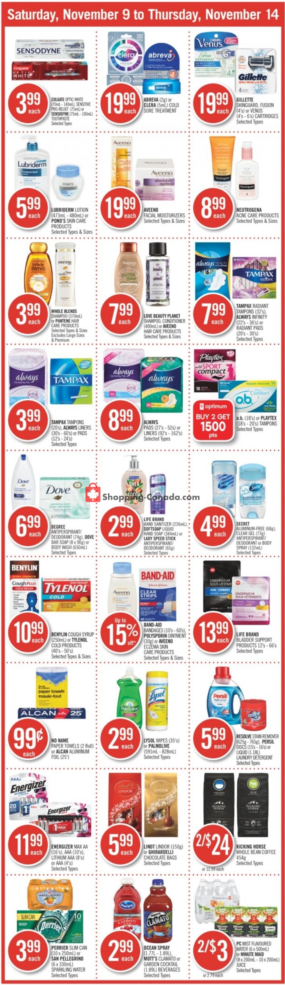 Shoppers Drug Mart flyer from Saturday November 9, 2019 to Thursday November 14, 2019 - page 2