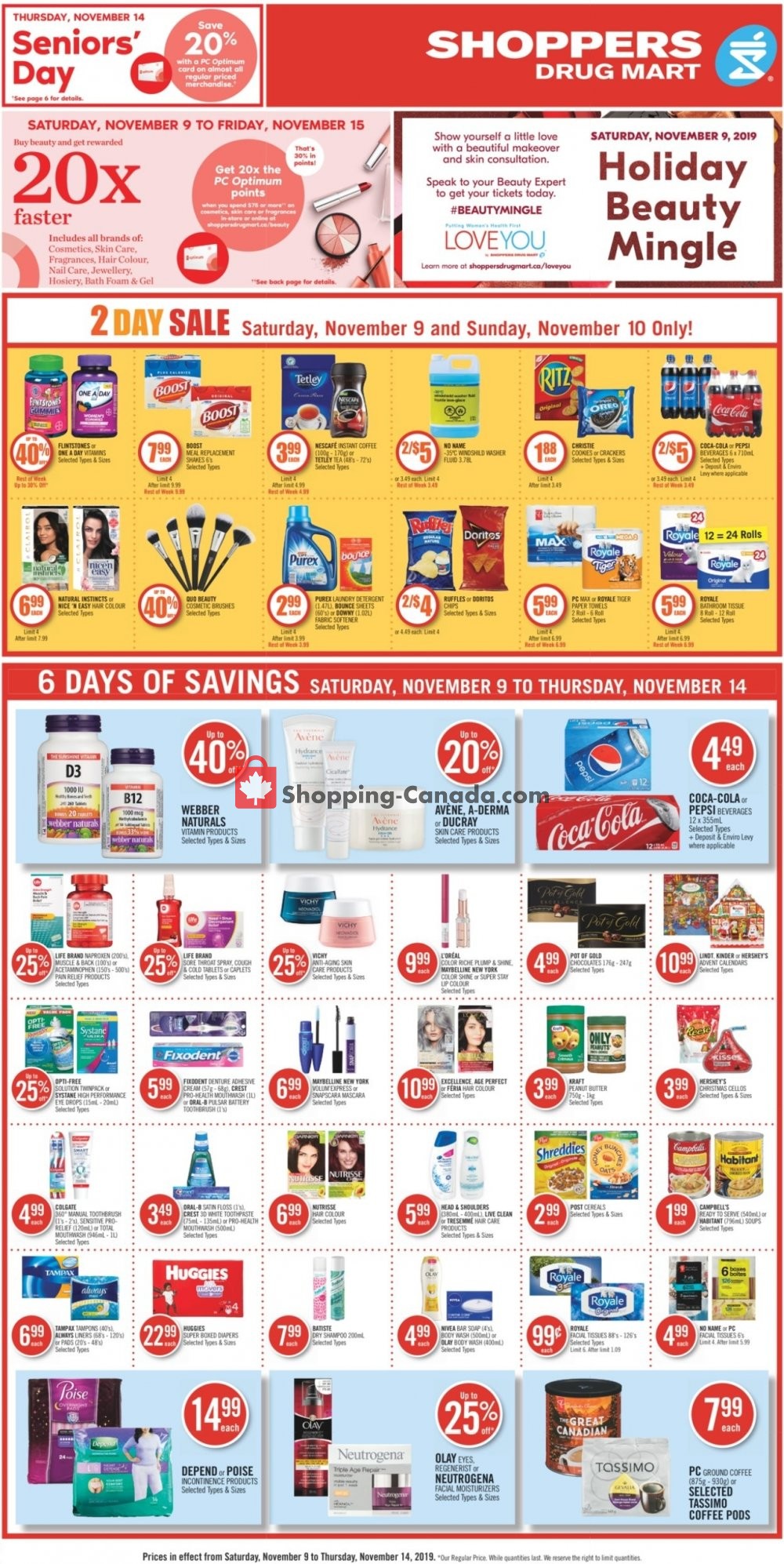 Shoppers Drug Mart flyer from Saturday November 9, 2019 to Thursday November 14, 2019 - page 3