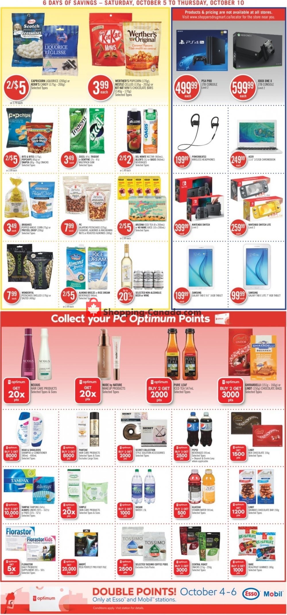 Shoppers Drug Mart flyer from Saturday October 5, 2019 to Thursday October 10, 2019 - page 10