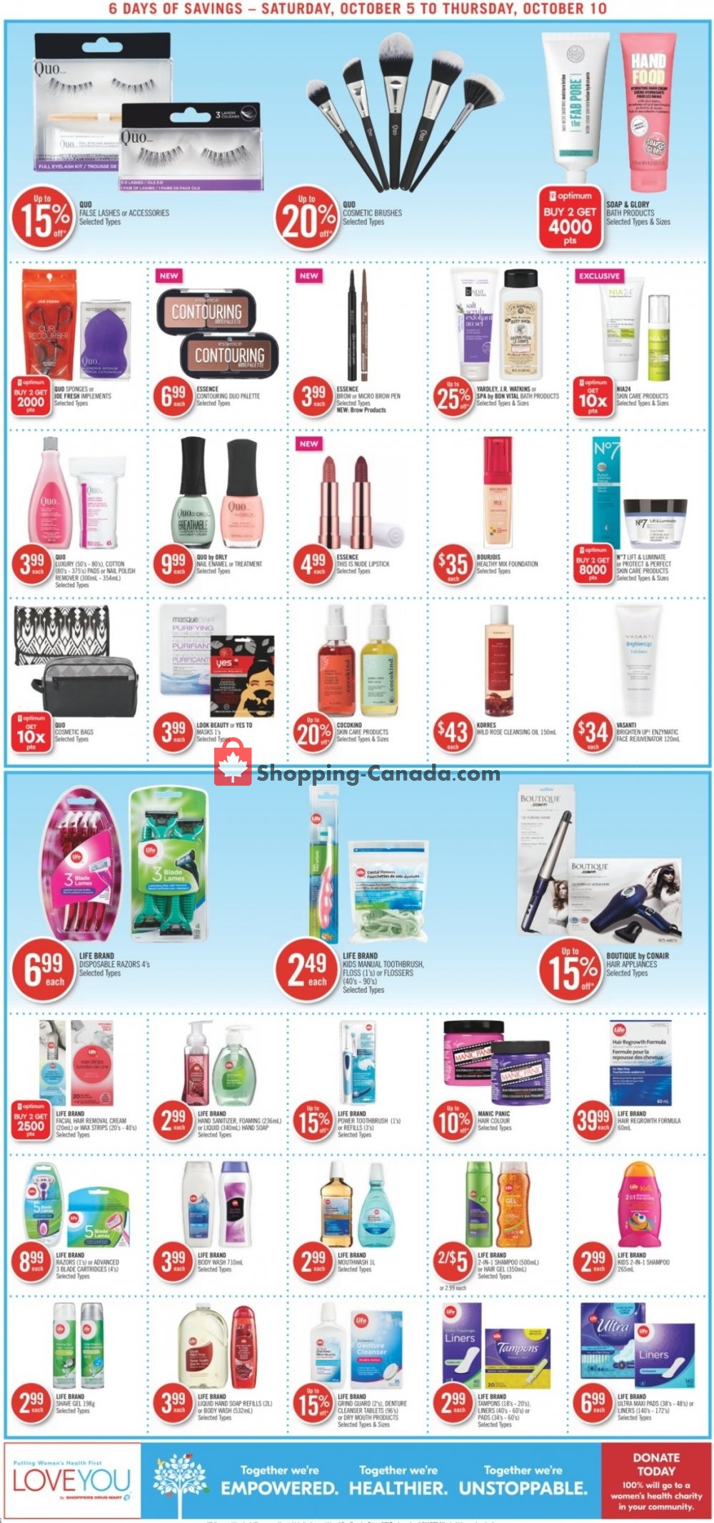 Shoppers Drug Mart flyer from Saturday October 5, 2019 to Thursday October 10, 2019 - page 12