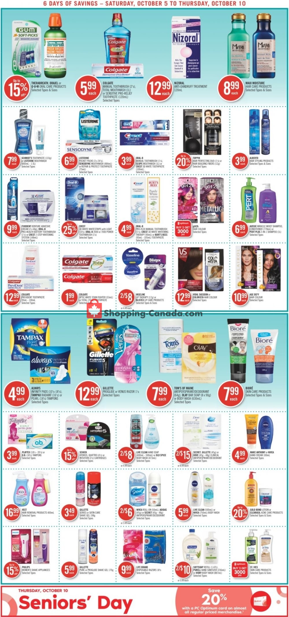 Shoppers Drug Mart flyer from Saturday October 5, 2019 to Thursday October 10, 2019 - page 13