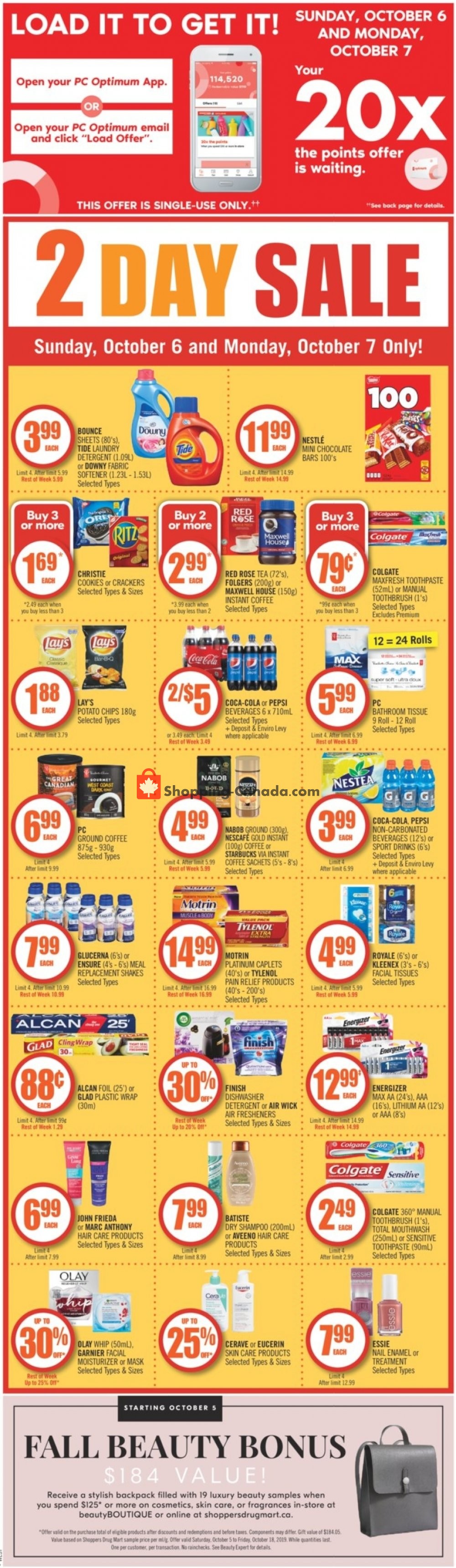 Shoppers Drug Mart flyer from Saturday October 5, 2019 to Thursday October 10, 2019 - page 3