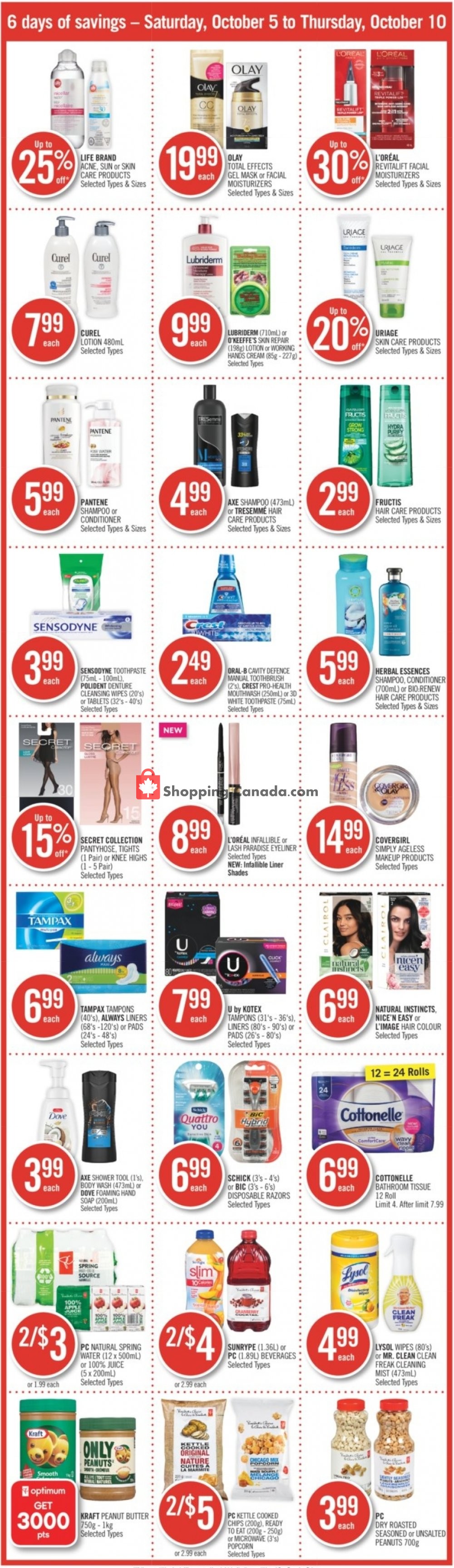 Shoppers Drug Mart flyer from Saturday October 5, 2019 to Thursday October 10, 2019 - page 4