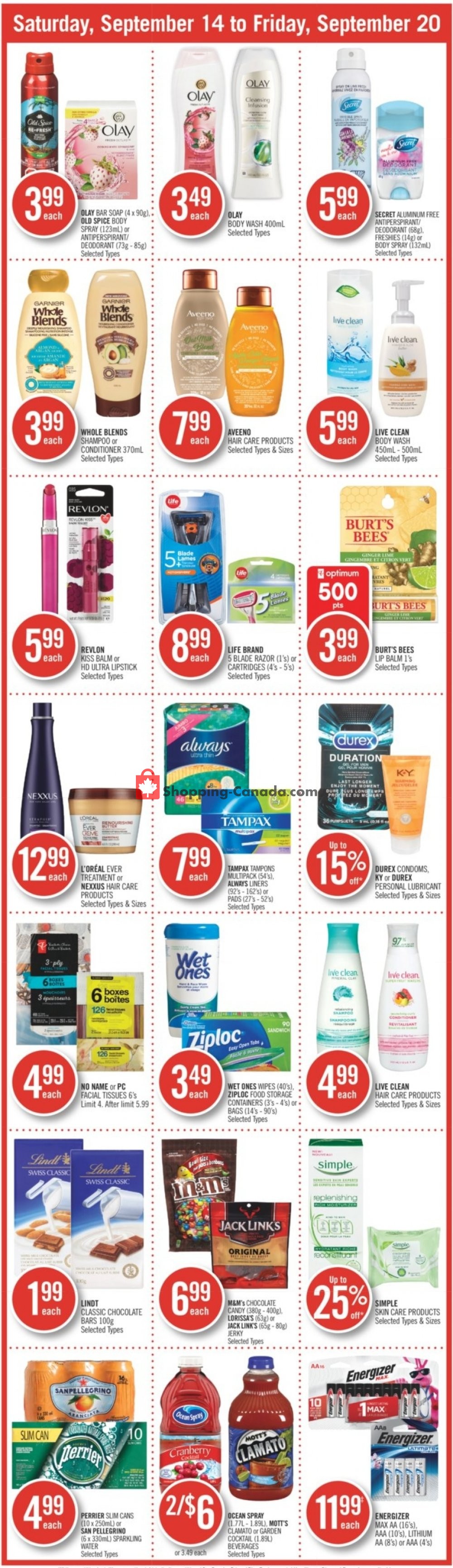 Shoppers Drug Mart flyer from Saturday September 14, 2019 to Friday September 20, 2019 - page 4