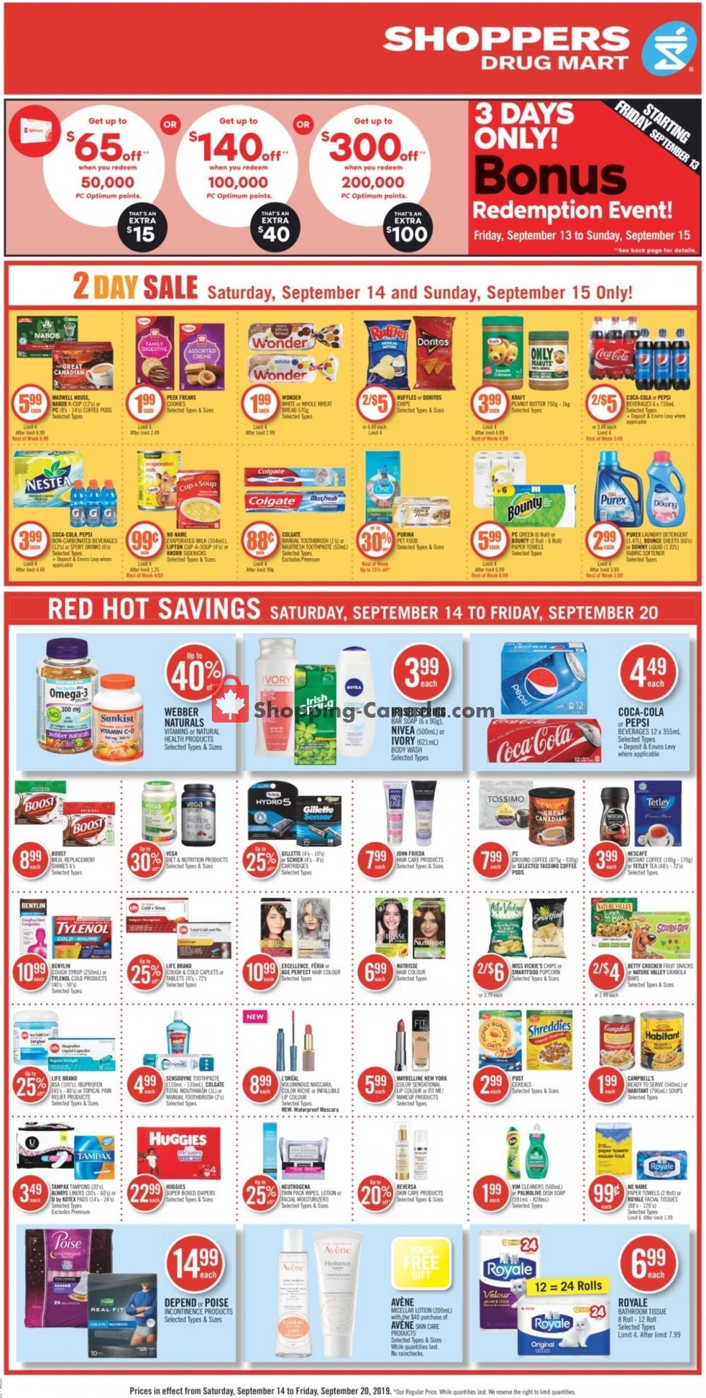 Shoppers Drug Mart flyer from Saturday September 14, 2019 to Friday September 20, 2019 - page 5