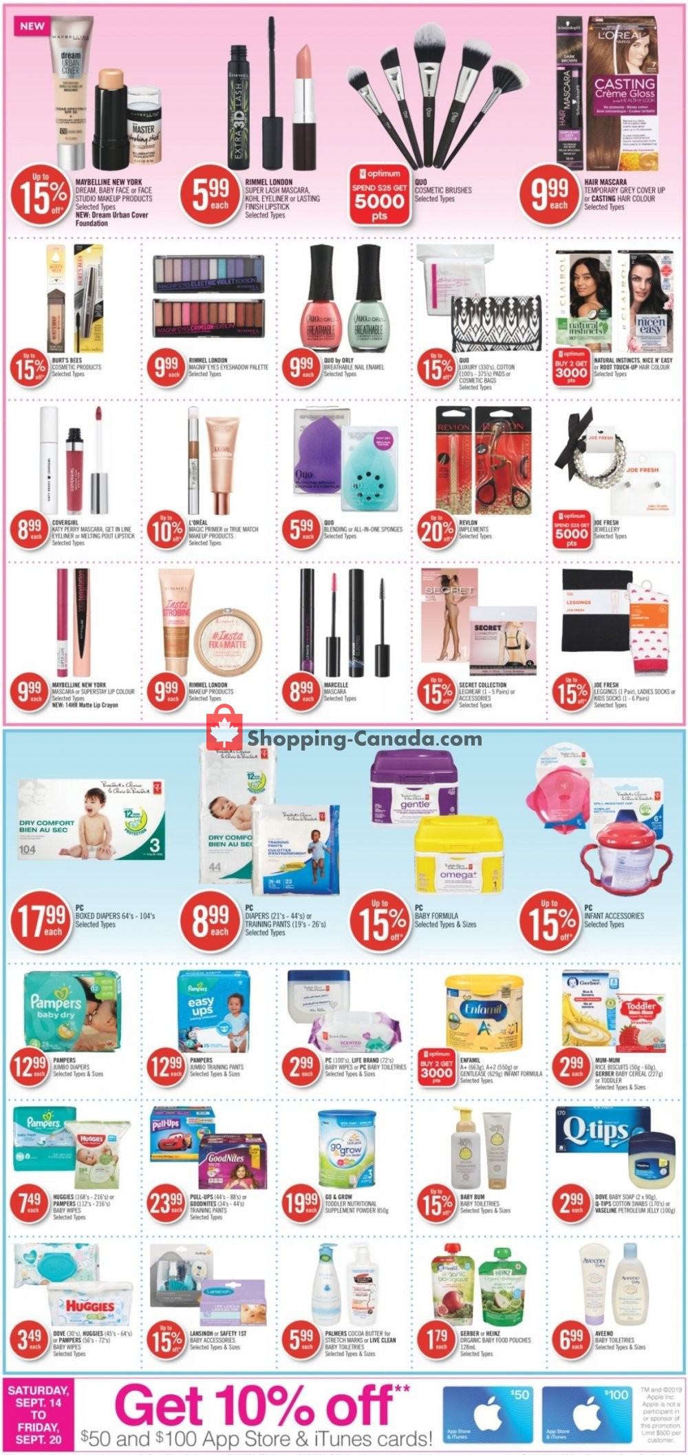 Shoppers Drug Mart flyer from Saturday September 14, 2019 to Friday September 20, 2019 - page 7