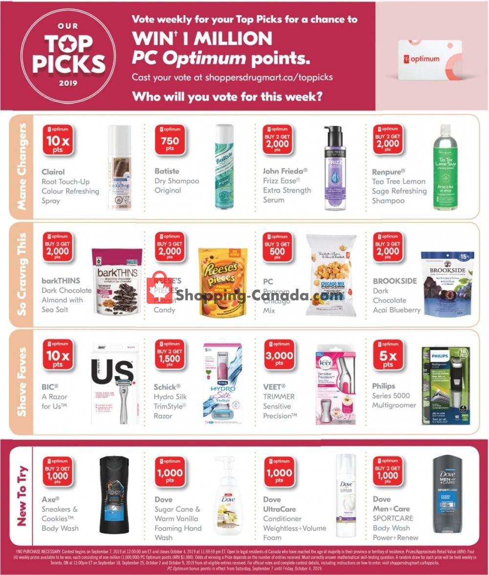 Shoppers Drug Mart flyer from Saturday September 7, 2019 to Thursday September 12, 2019 - page 18