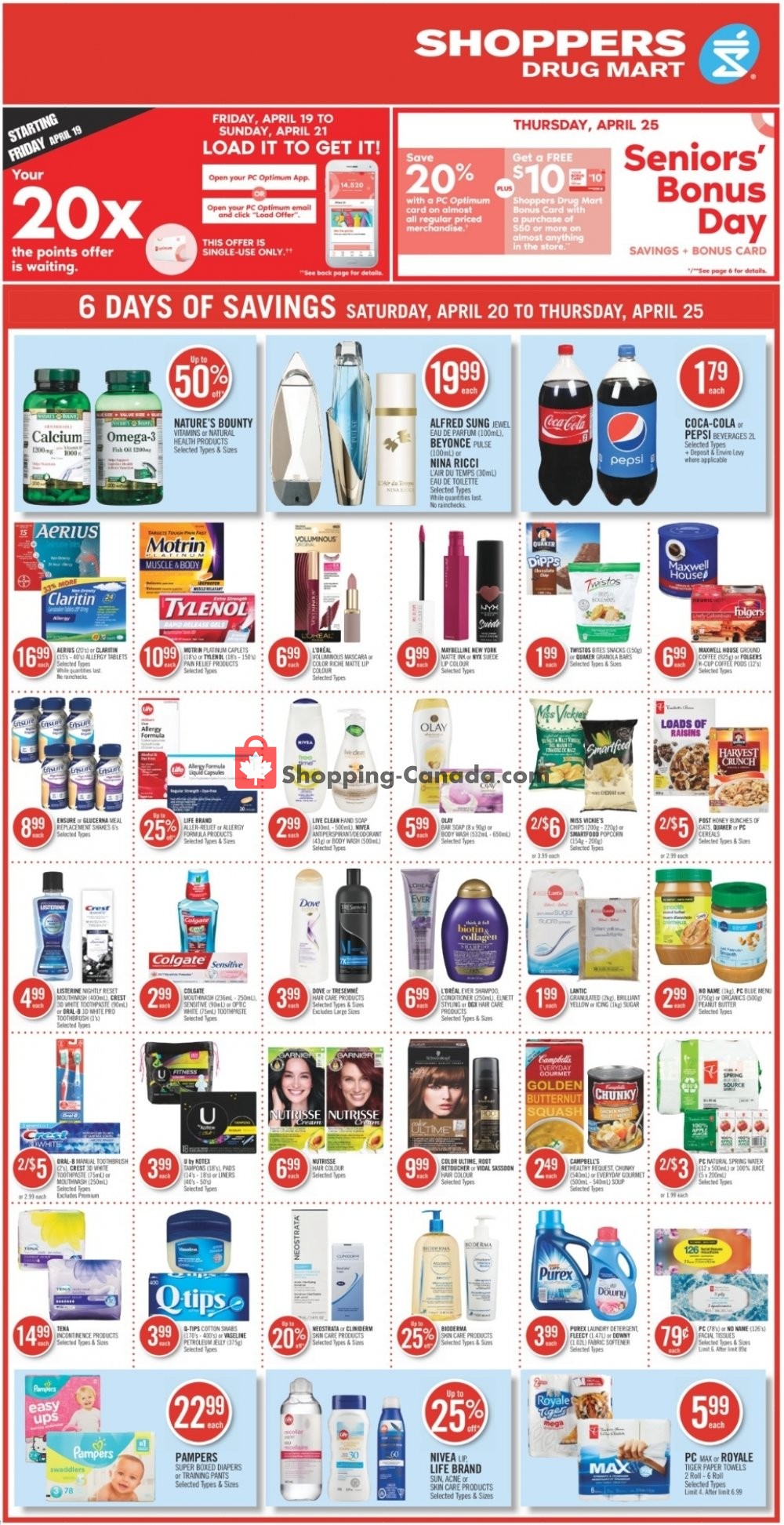 Shoppers Drug Mart flyer from Saturday April 20, 2019 to Thursday April 25, 2019 - page 3