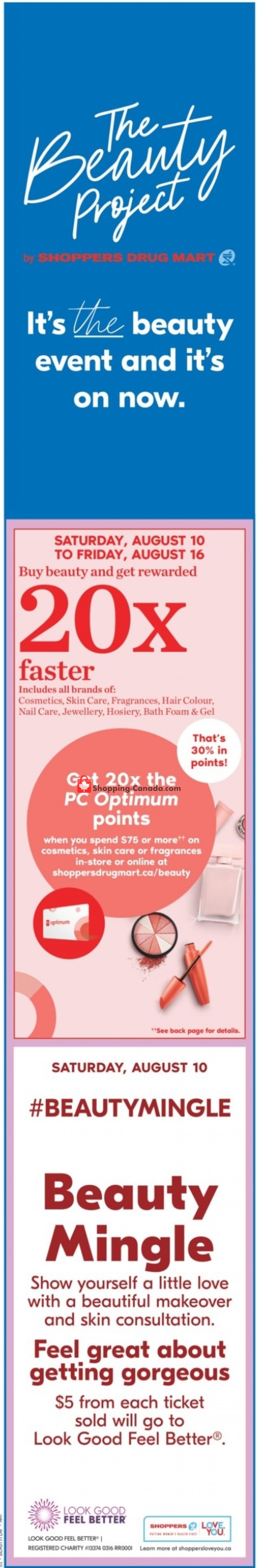 Shoppers Drug Mart flyer from Saturday August 10, 2019 to Thursday August 15, 2019 - page 1