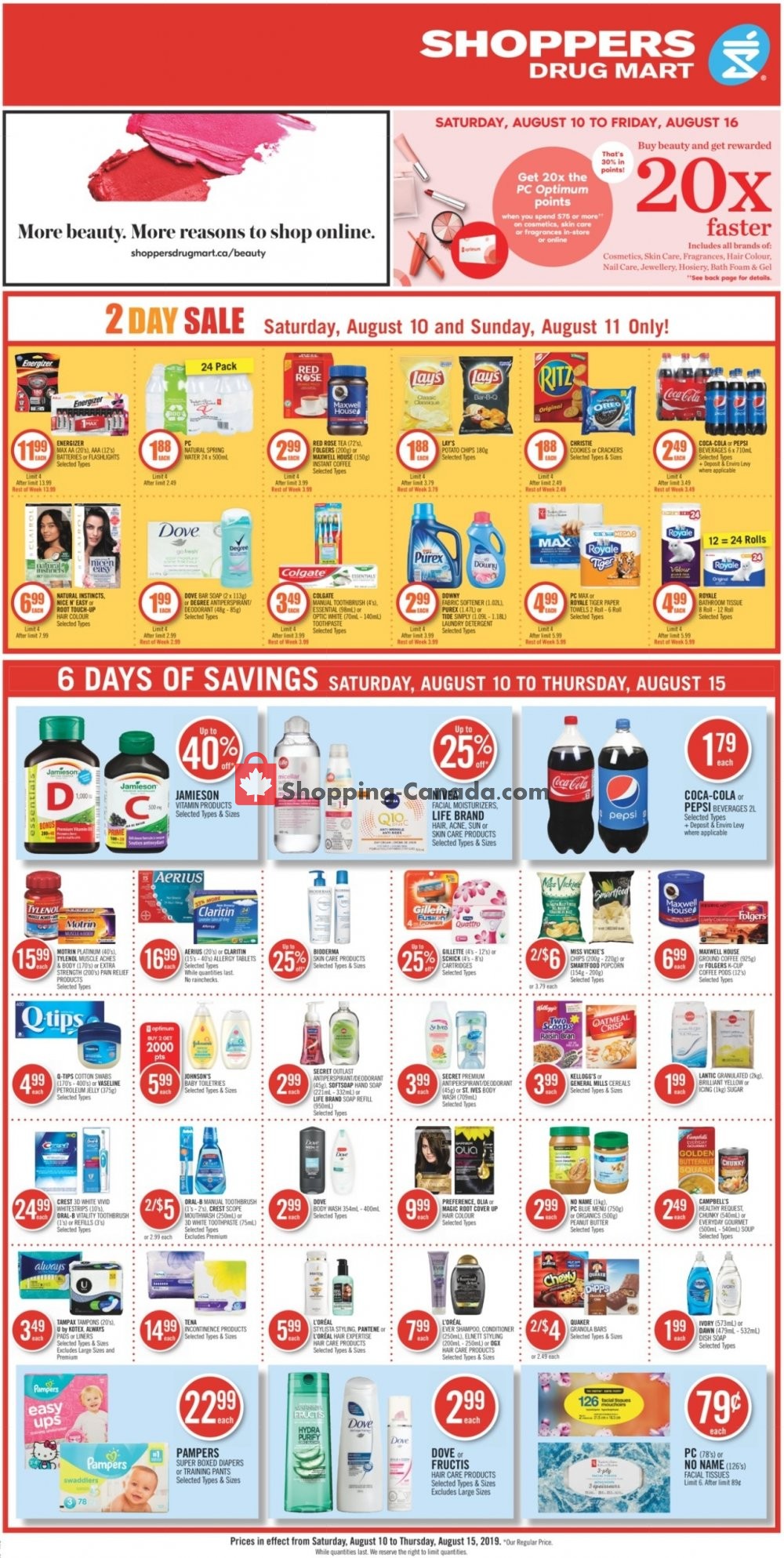 Shoppers Drug Mart flyer from Saturday August 10, 2019 to Thursday August 15, 2019 - page 5