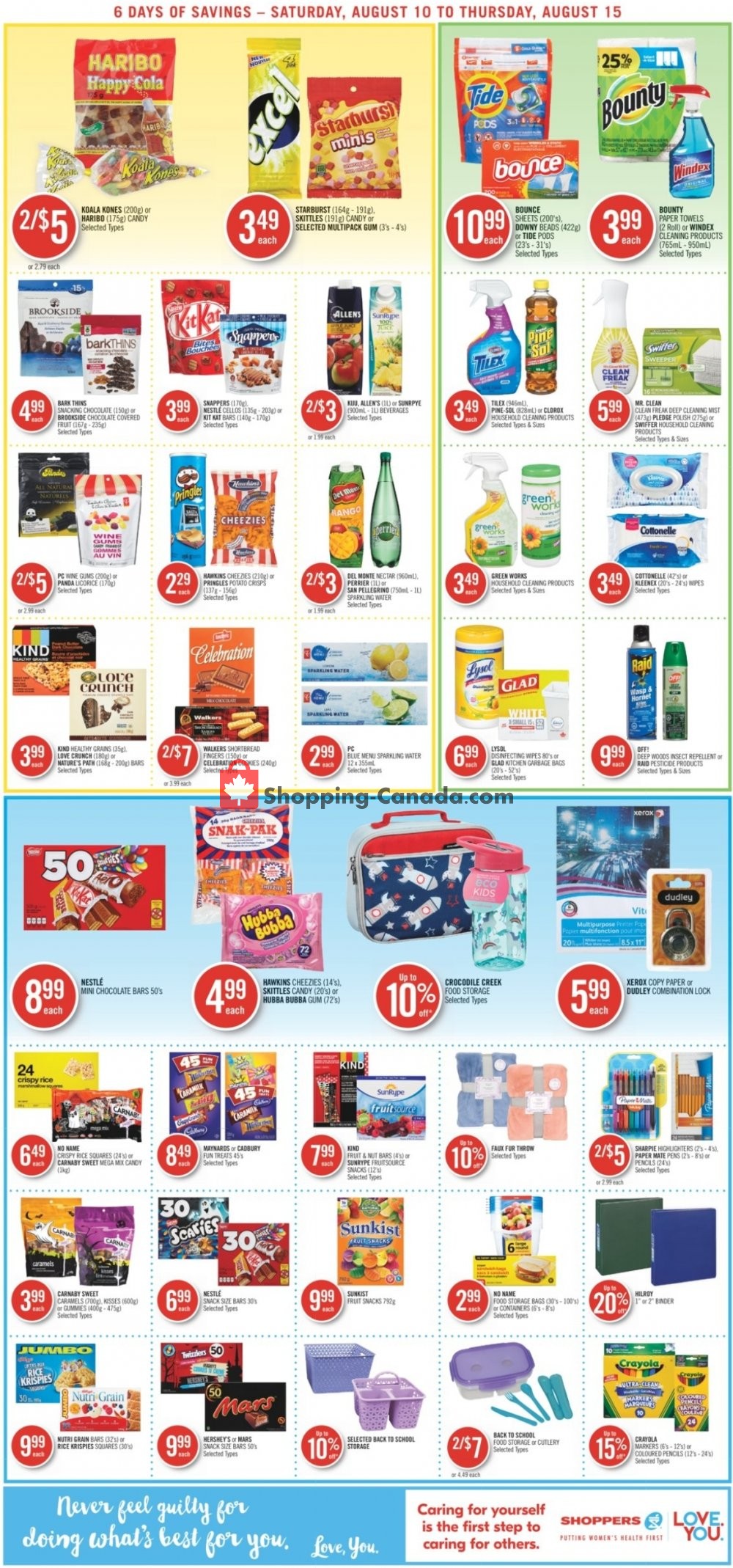 Shoppers Drug Mart flyer from Saturday August 10, 2019 to Thursday August 15, 2019 - page 8