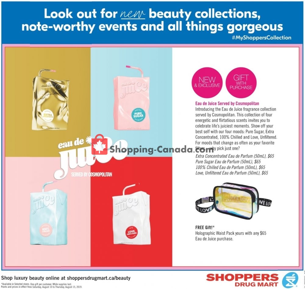Shoppers Drug Mart flyer from Saturday August 10, 2019 to Thursday August 15, 2019 - page 9