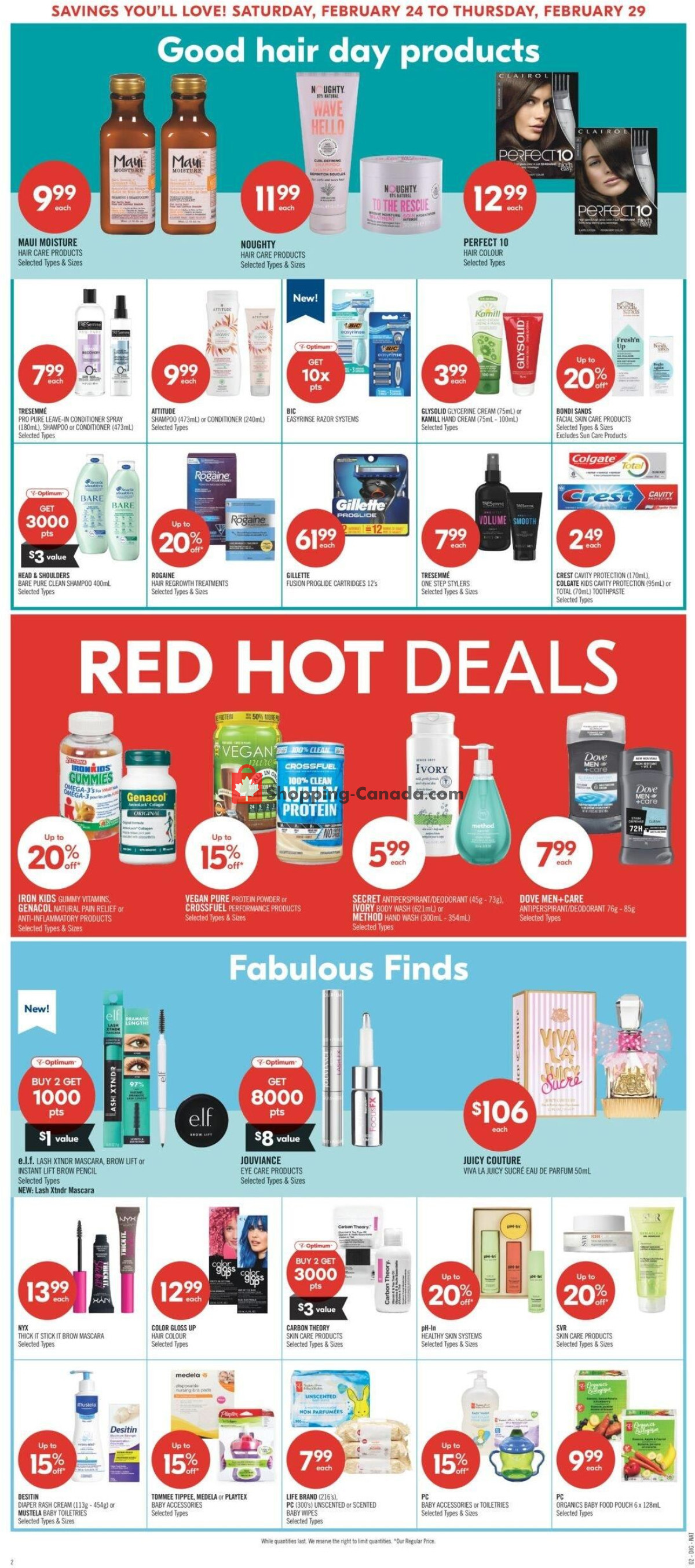 Shoppers Drug Mart flyer from Saturday February 24, 2024 to Thursday February 29, 2024 - page 14