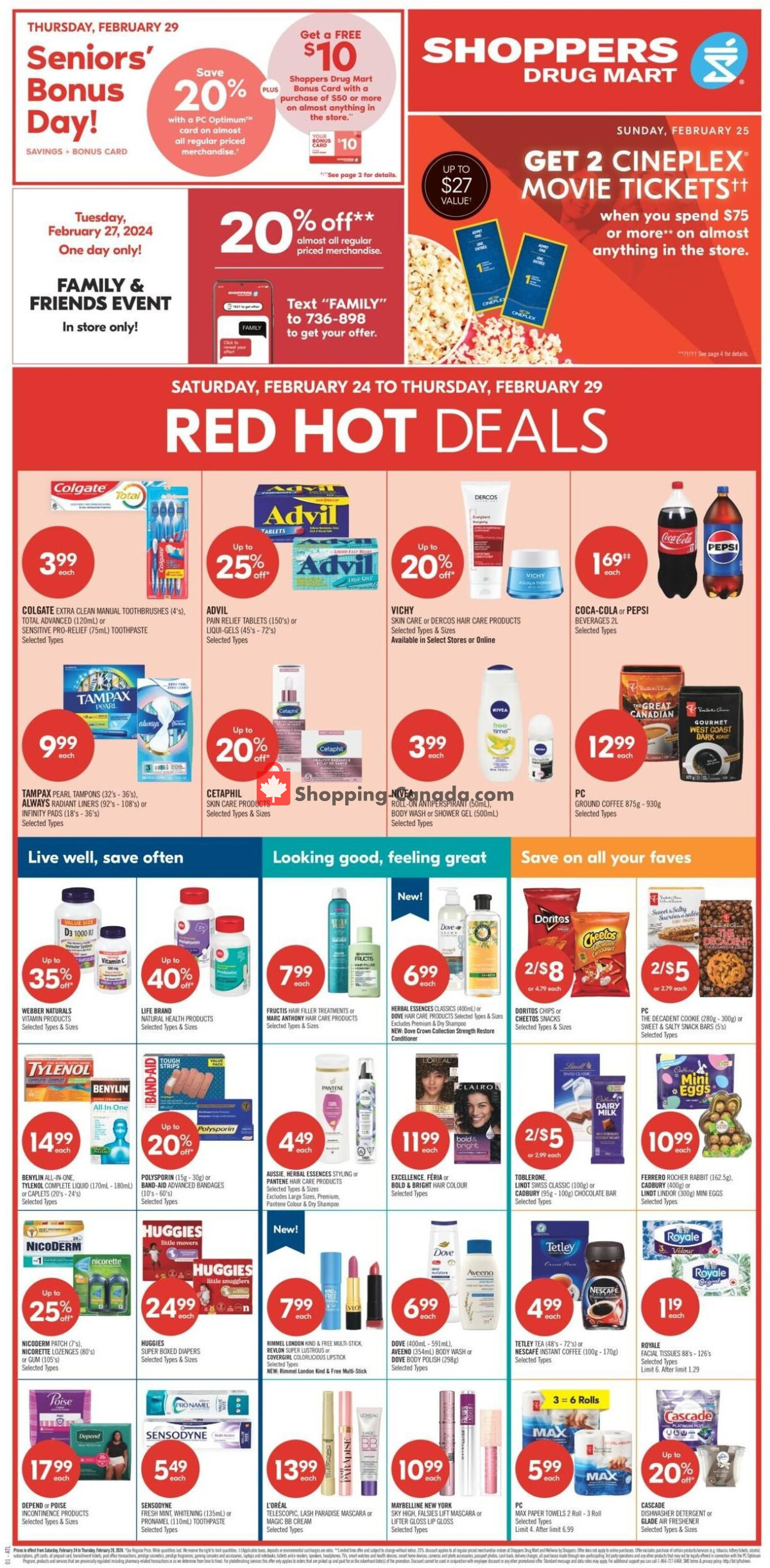 Shoppers Drug Mart flyer from Saturday February 24, 2024 to Thursday February 29, 2024 - page 2