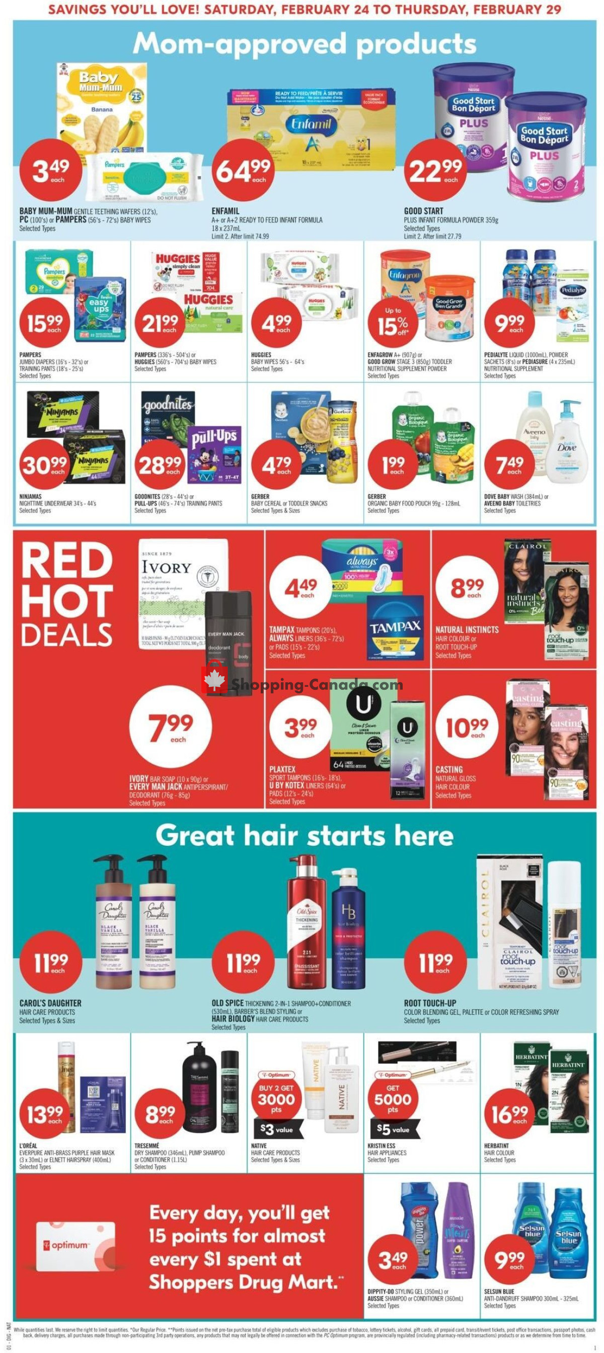 Shoppers Drug Mart flyer from Saturday February 24, 2024 to Thursday February 29, 2024 - page 4