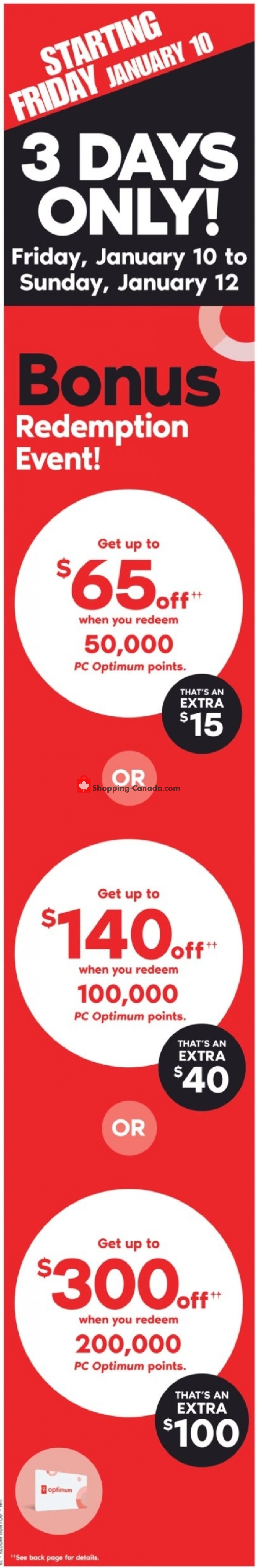 Shoppers Drug Mart flyer from Saturday January 11, 2020 to Thursday January 16, 2020 - page 1