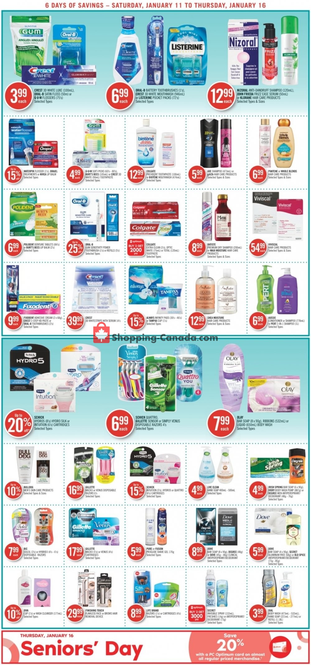 Shoppers Drug Mart flyer from Saturday January 11, 2020 to Thursday January 16, 2020 - page 13