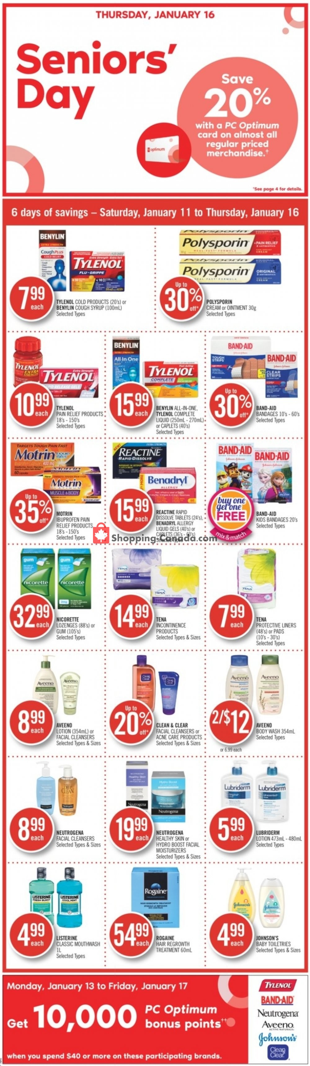 Shoppers Drug Mart flyer from Saturday January 11, 2020 to Thursday January 16, 2020 - page 3