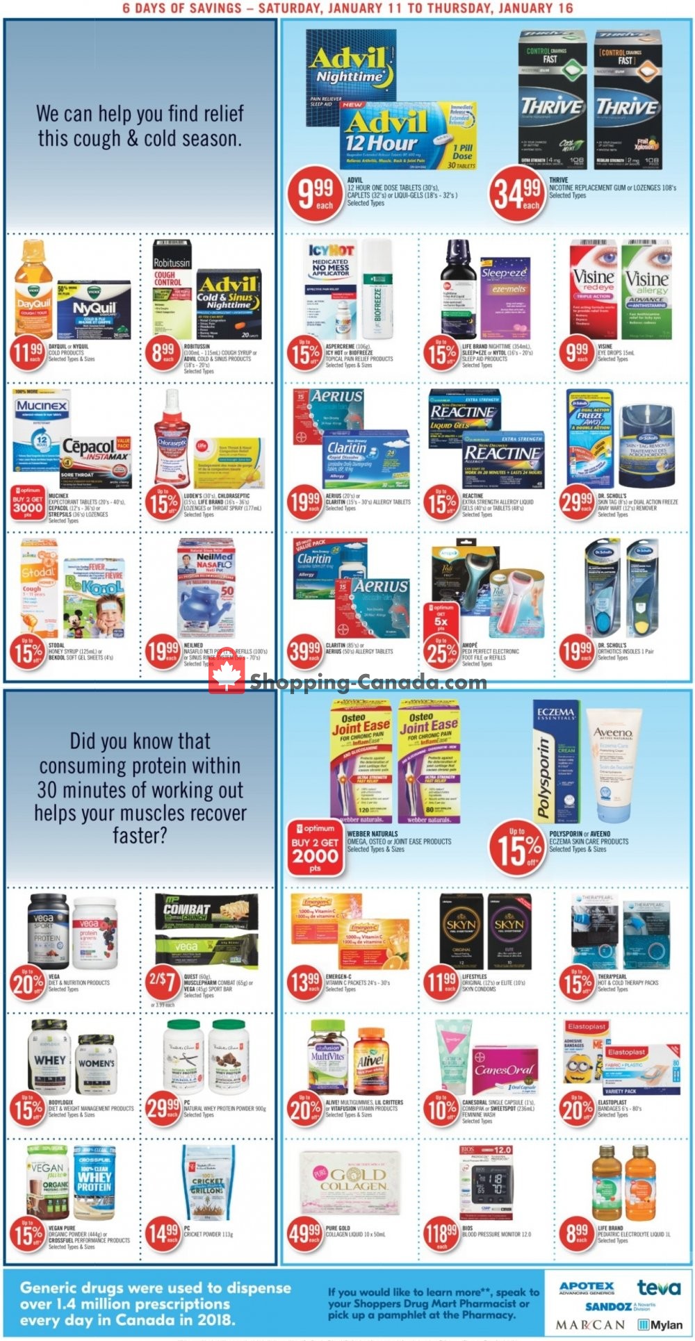 Shoppers Drug Mart flyer from Saturday January 11, 2020 to Thursday January 16, 2020 - page 6