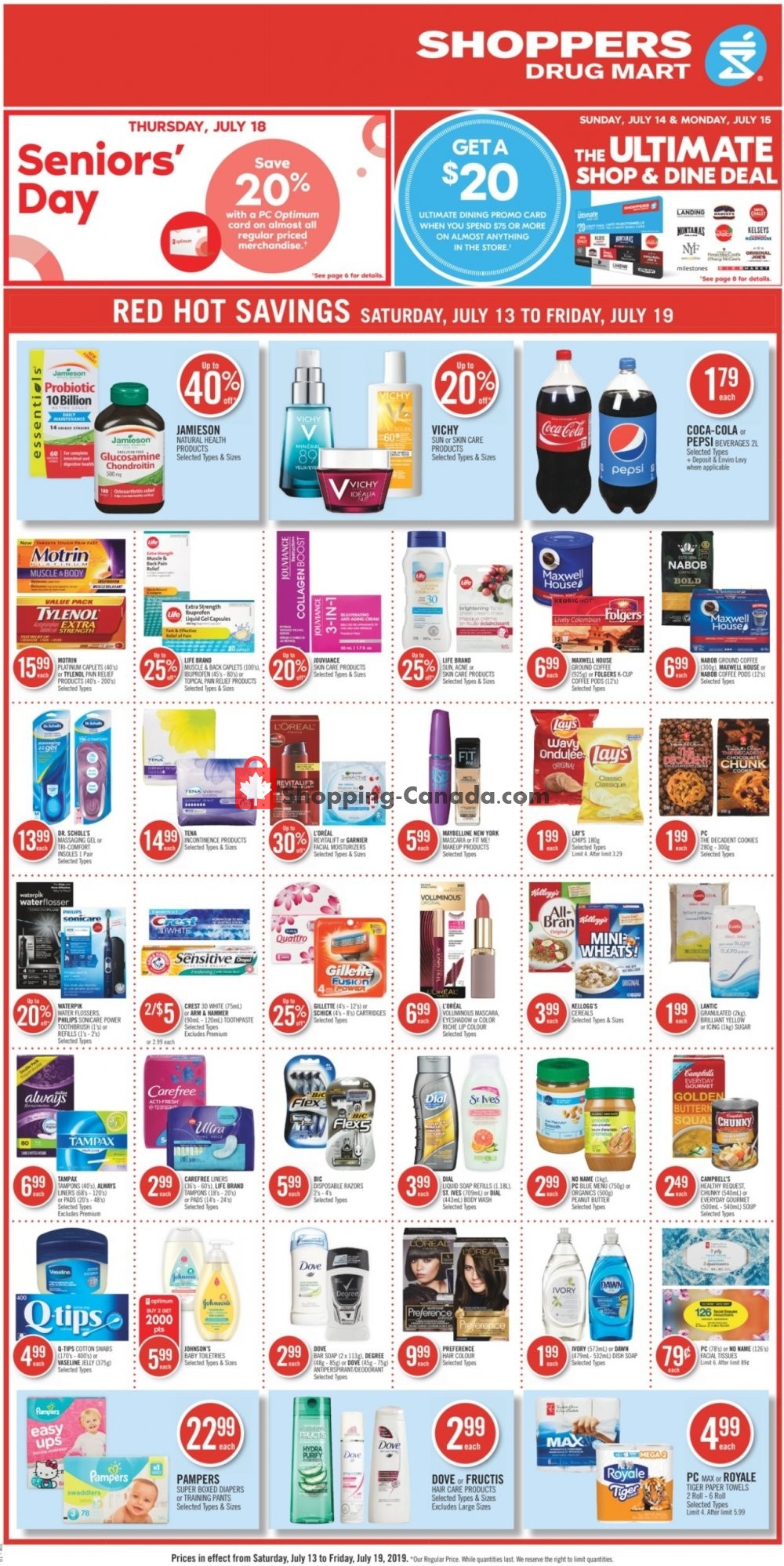 Shoppers Drug Mart flyer from Saturday July 13, 2019 to Friday July 19, 2019 - page 3