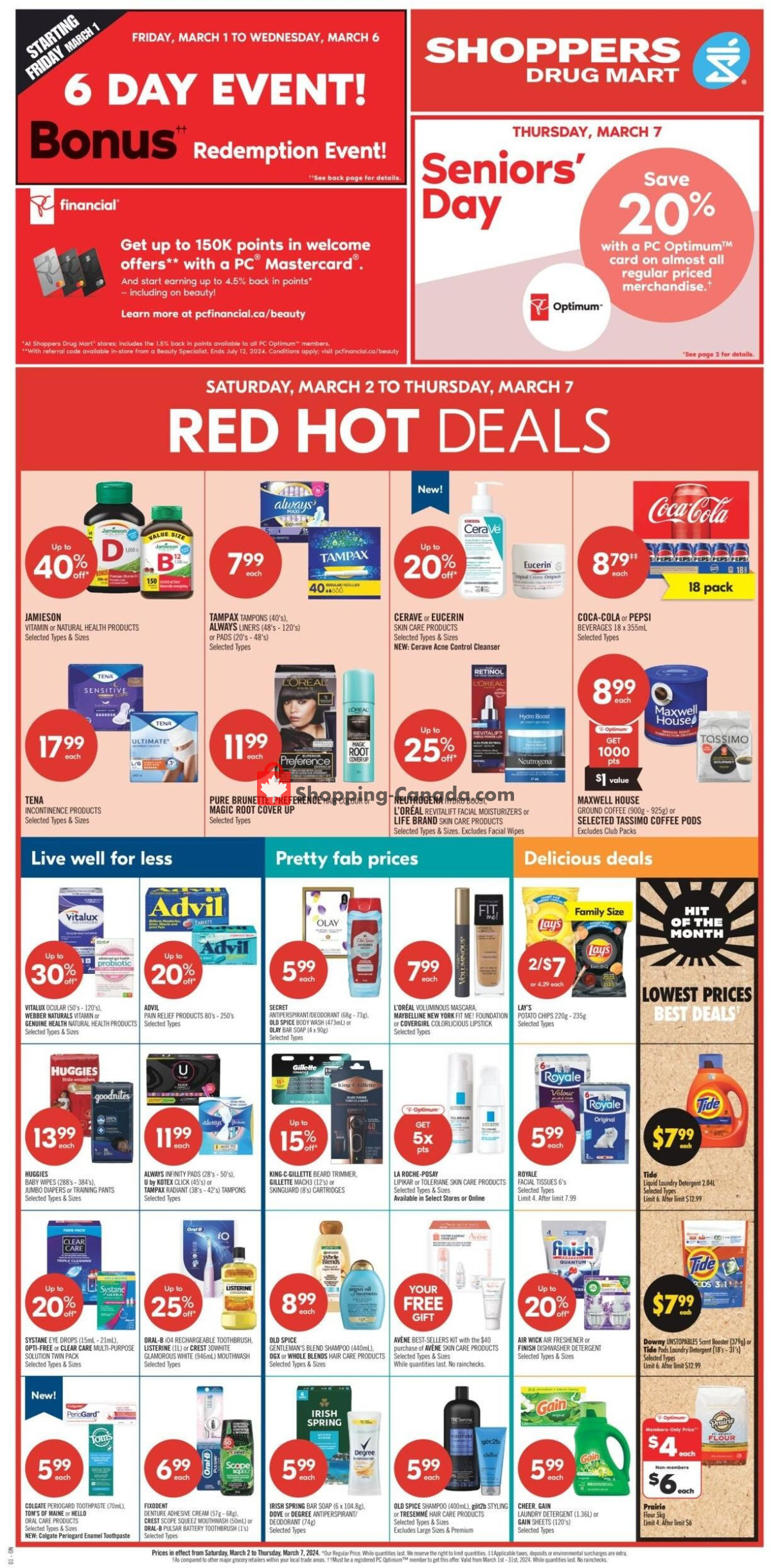 Shoppers Drug Mart flyer from Saturday March 2, 2024 to Thursday March 7, 2024 - page 2