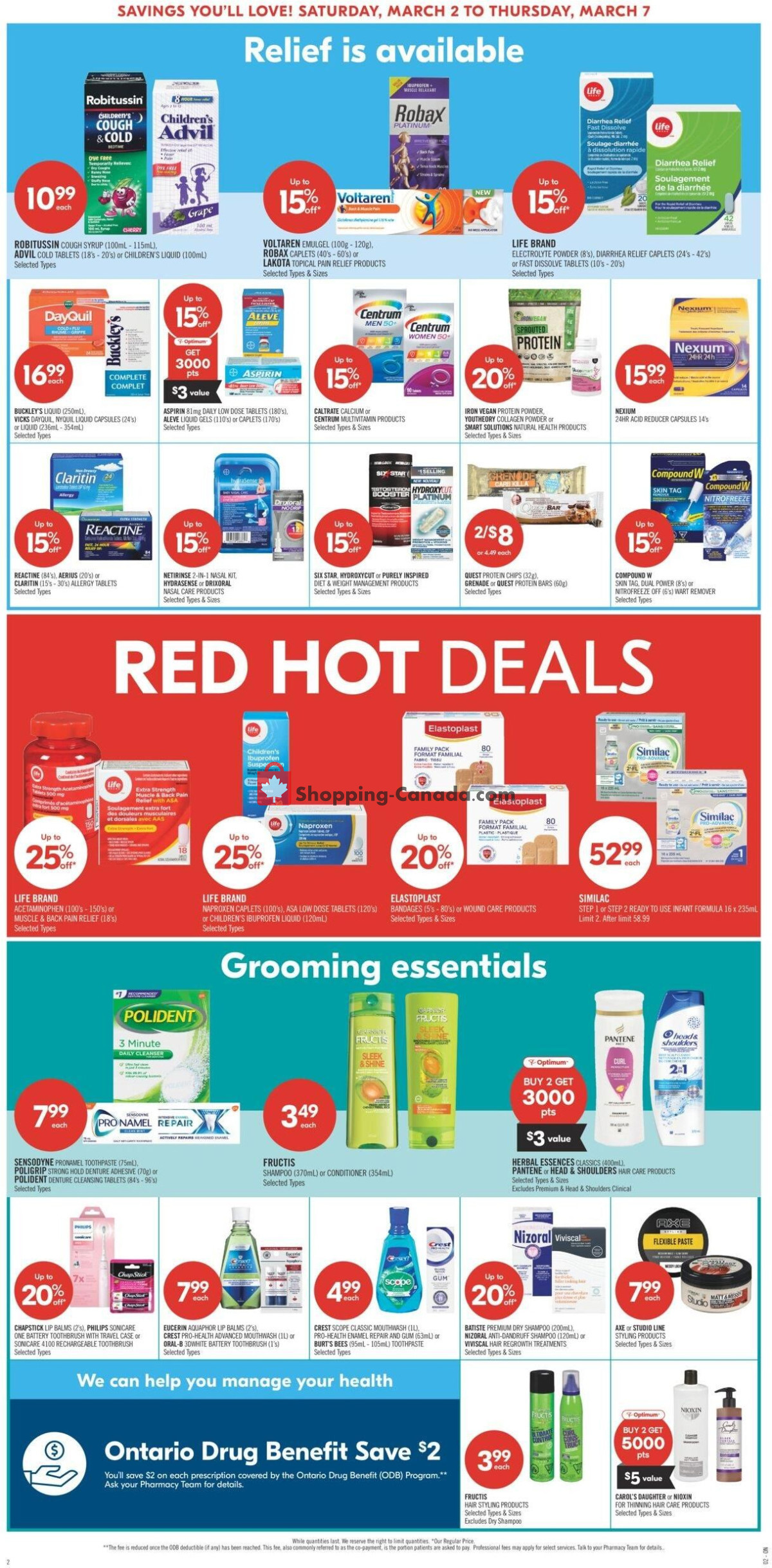 Shoppers Drug Mart flyer from Saturday March 2, 2024 to Thursday March 7, 2024 - page 3