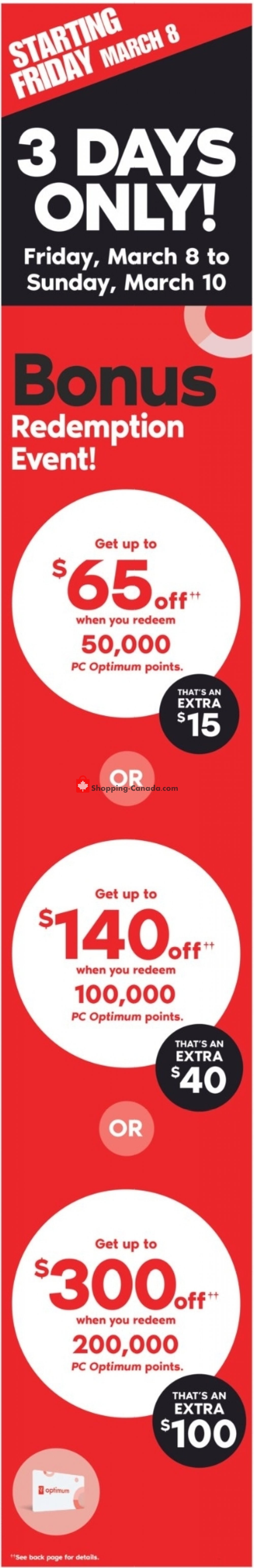Shoppers Drug Mart flyer from Saturday March 9, 2019 to Thursday March 14, 2019 - page 1