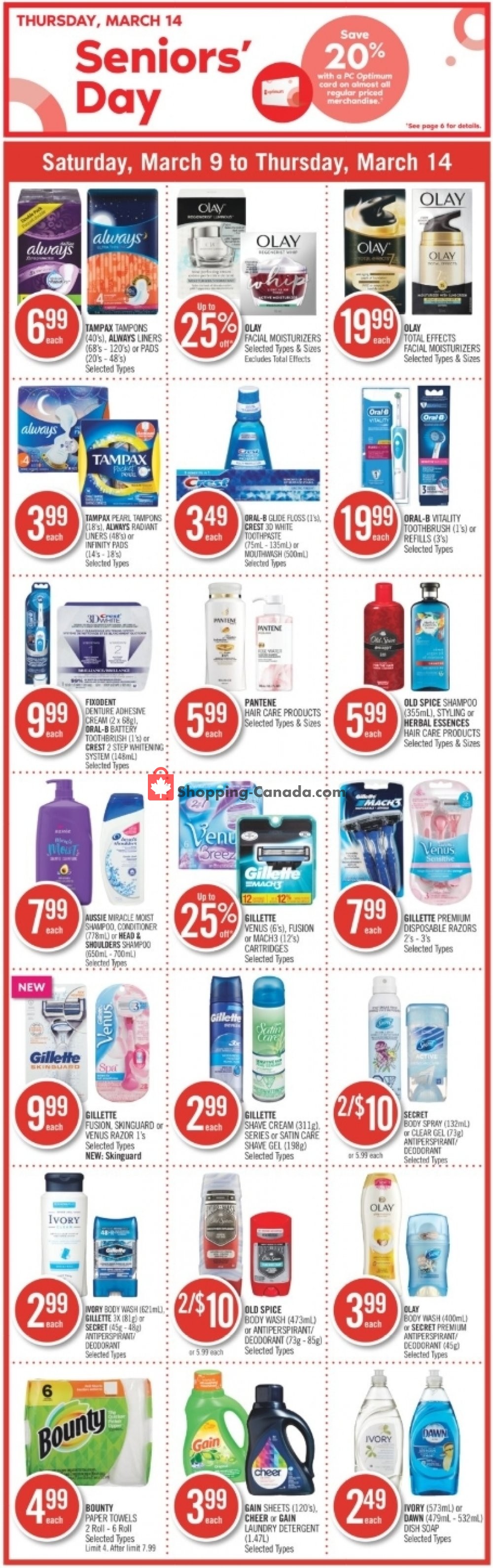 Shoppers Drug Mart flyer from Saturday March 9, 2019 to Thursday March 14, 2019 - page 3